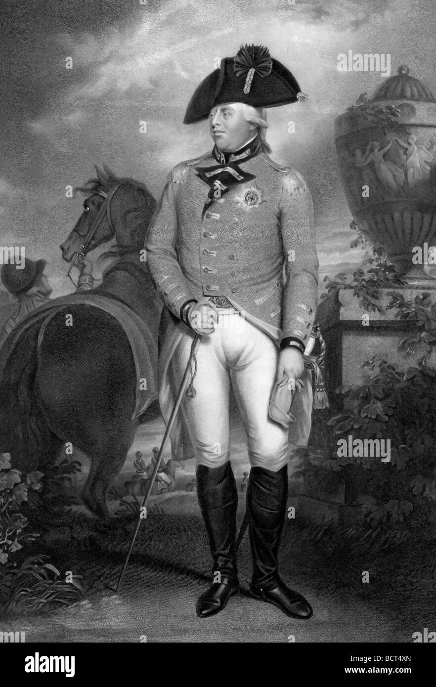 Seine heilige Majestät George III, König von Großbritannien, etc. Stockfoto