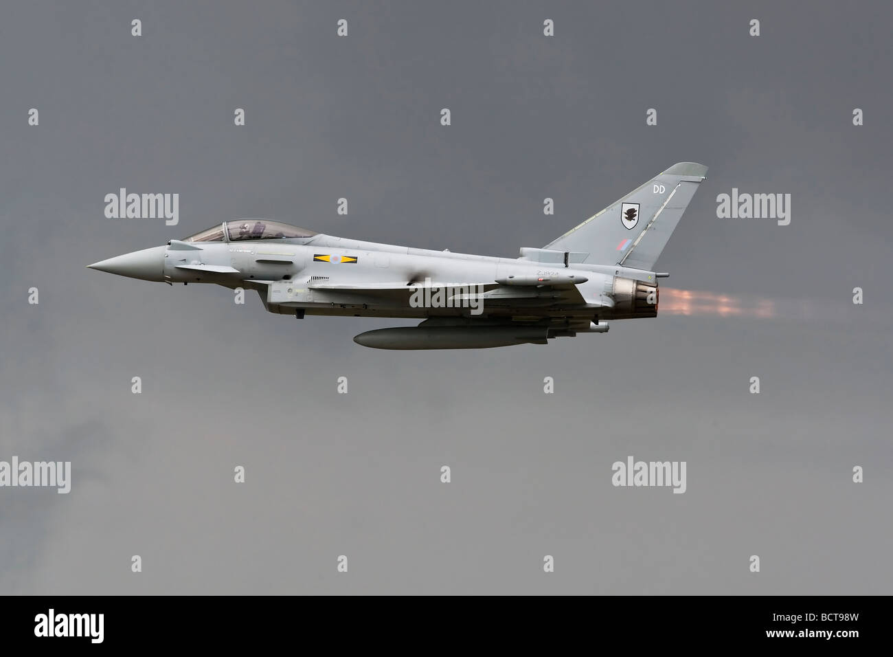 Ein RAF Bae Systeme Taifun Kämpfer Stockfoto