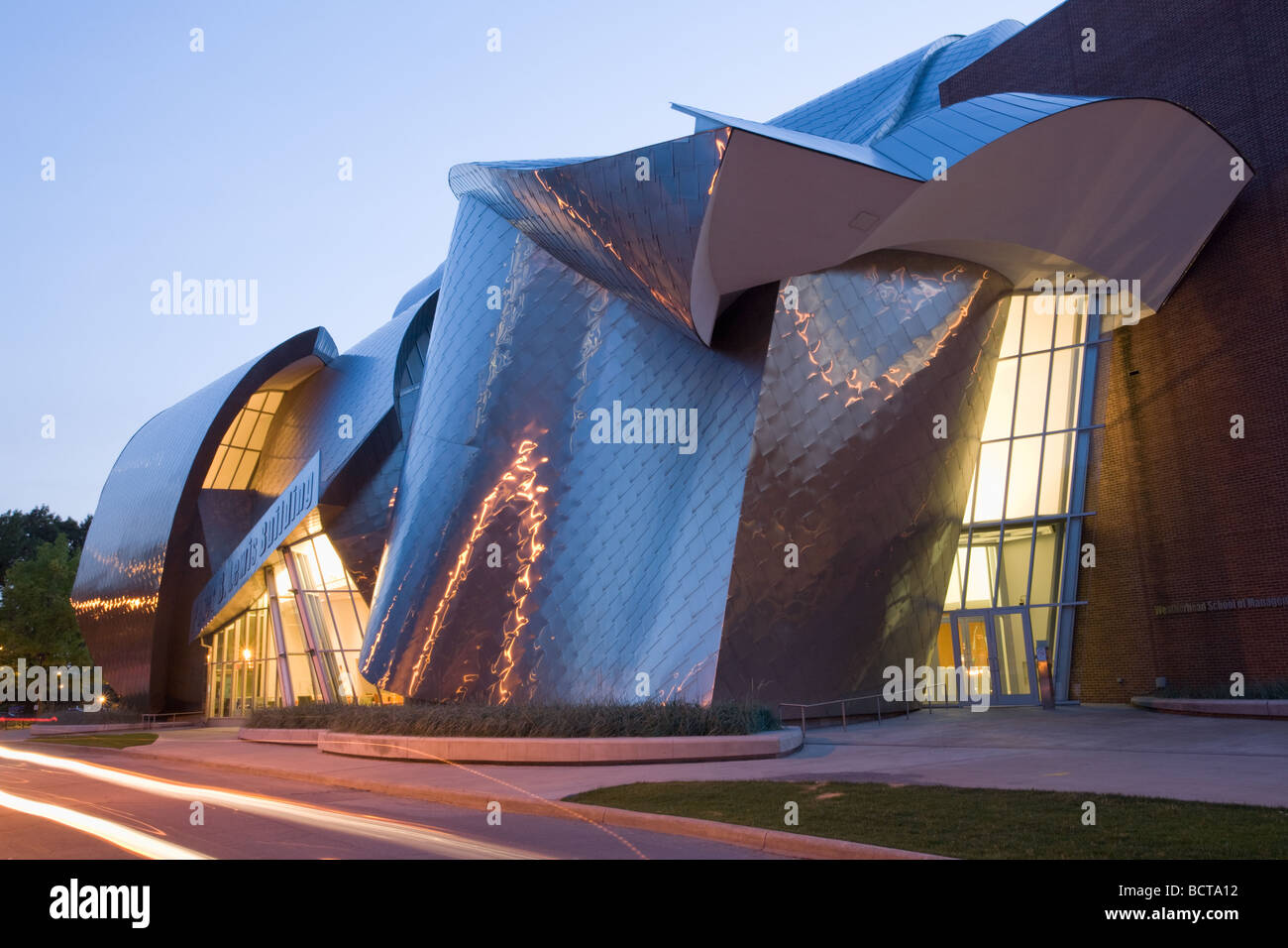 Peter B Lewis Gebäude von Frank Gehry an der Case Western Reserve U in Cleveland Ohio Stockfoto
