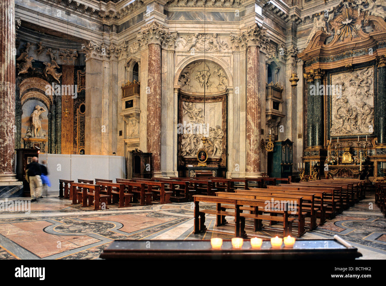 Sant'Agnese in Agone Kirche in Agone, Piazza Navona, Rom, Latium, Italien, Europa Stockfoto