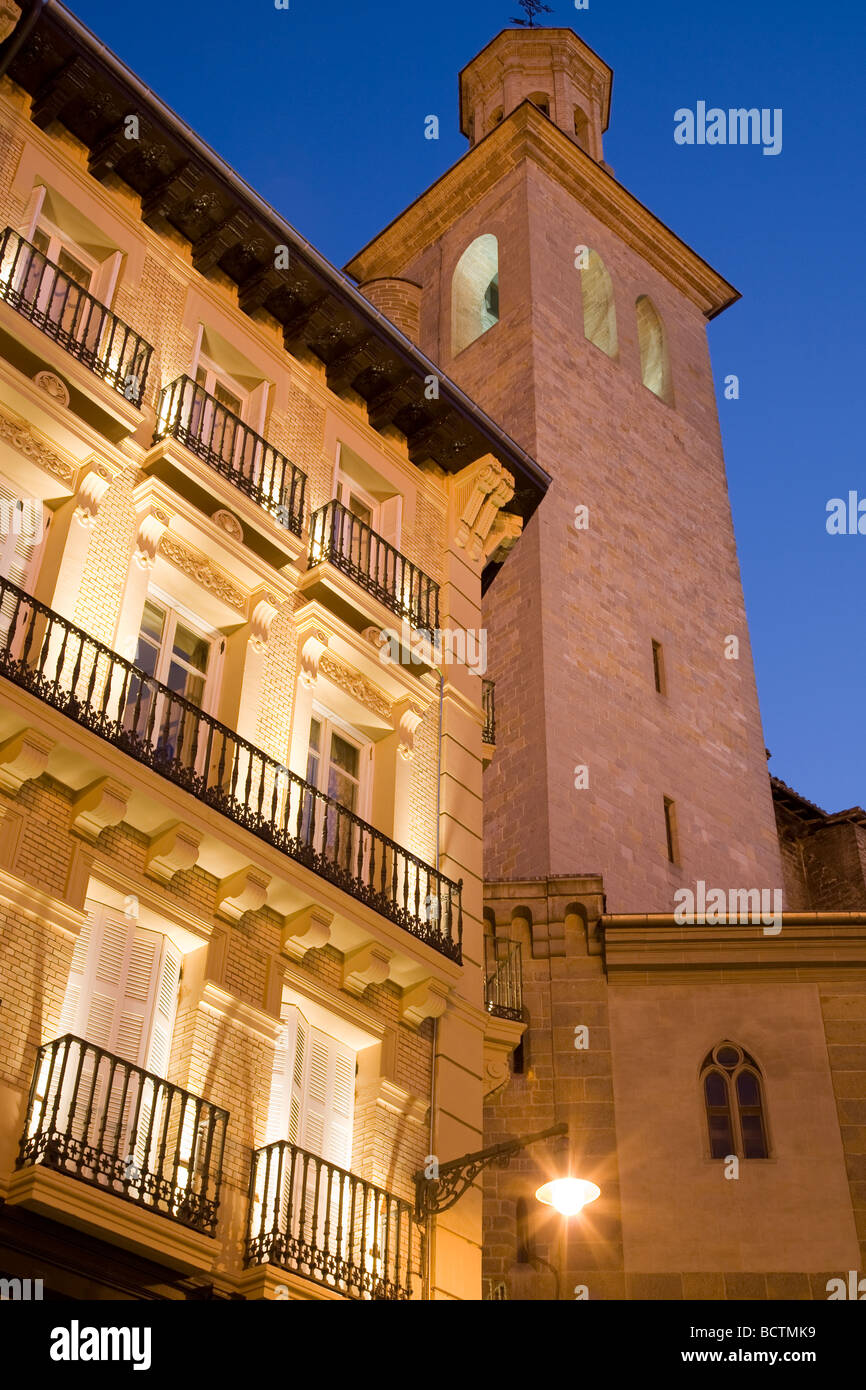 Kirche San Saturnino Pamplona-Navarra-Spanien Stockfoto