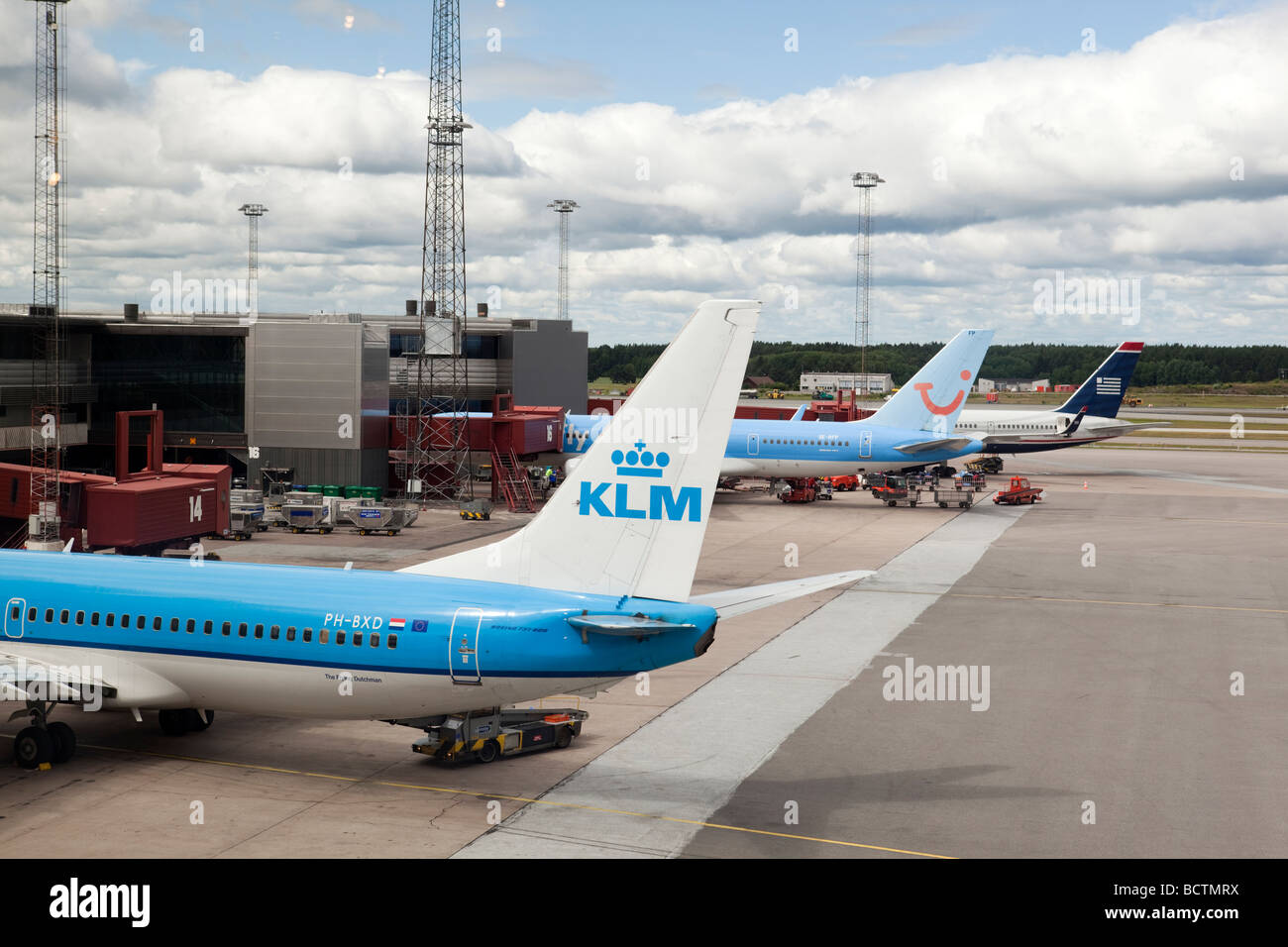 Flughafen Arlanda (Schweden) Stockfoto