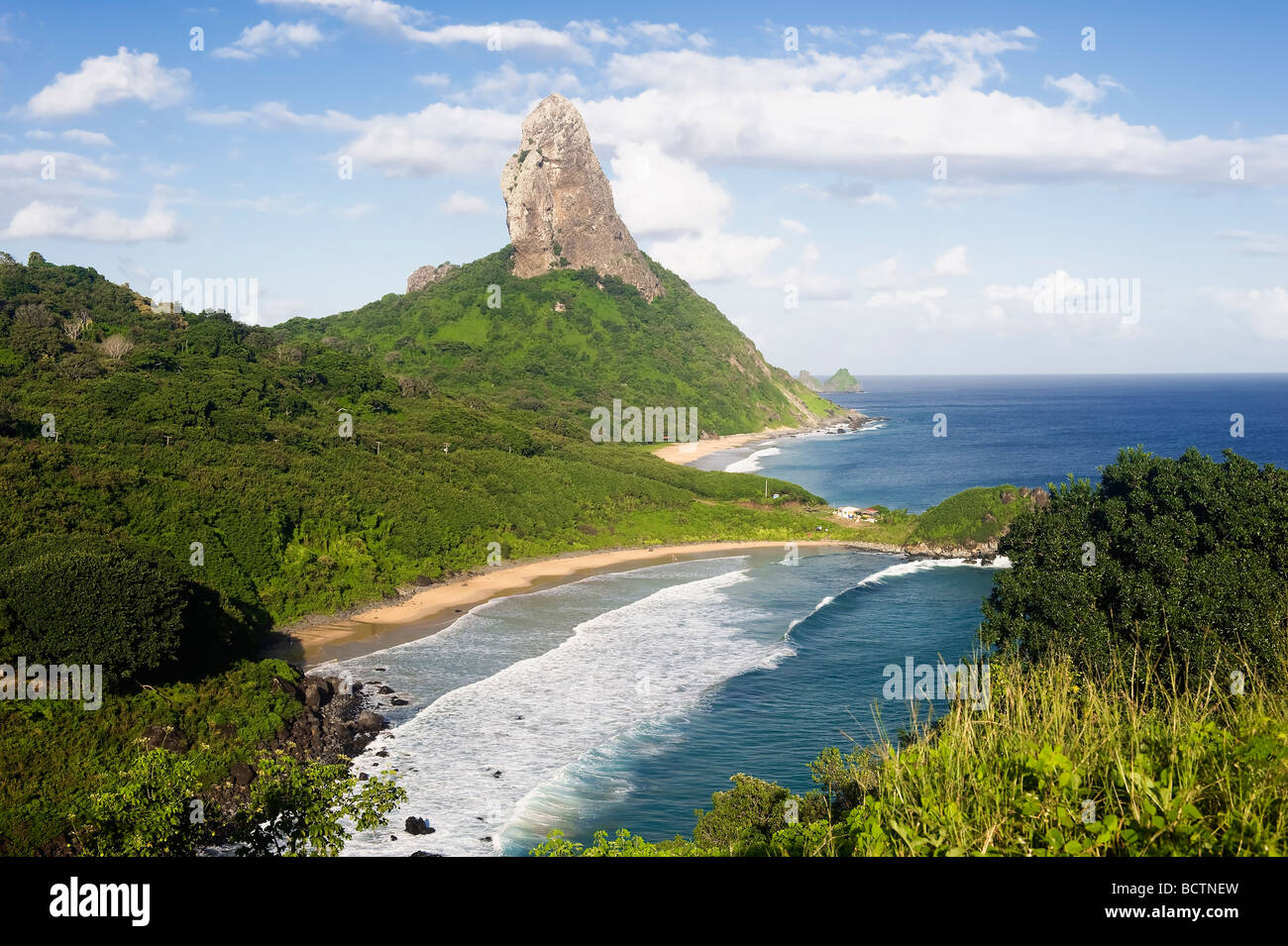 Morro do Pico Fernando de Noronha National Marine Sanctuary Pernambuco Brasilien Stockfoto