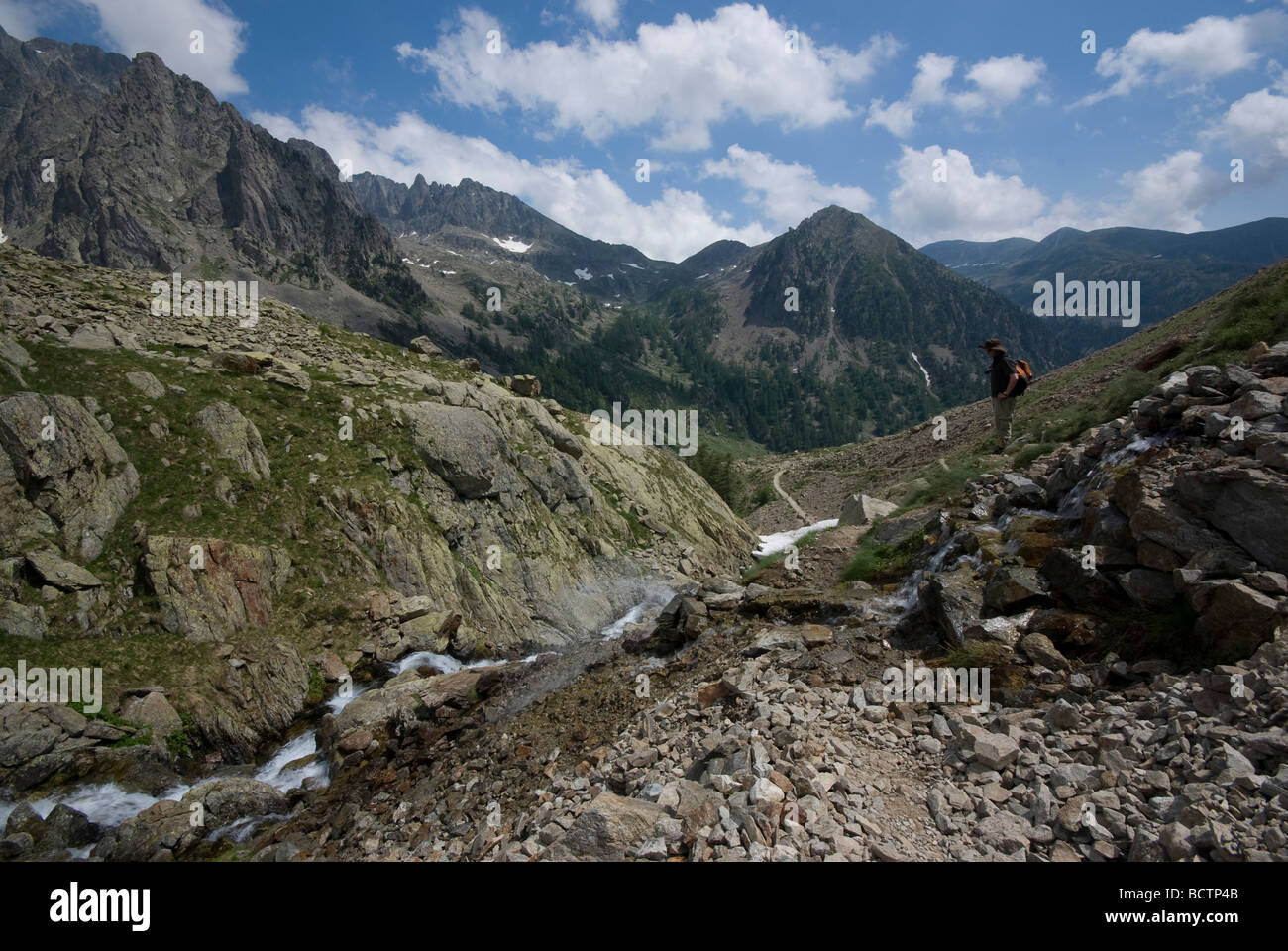 Prairie de Fenestre, Parc National du Mercantour, Frankreich Stockfoto