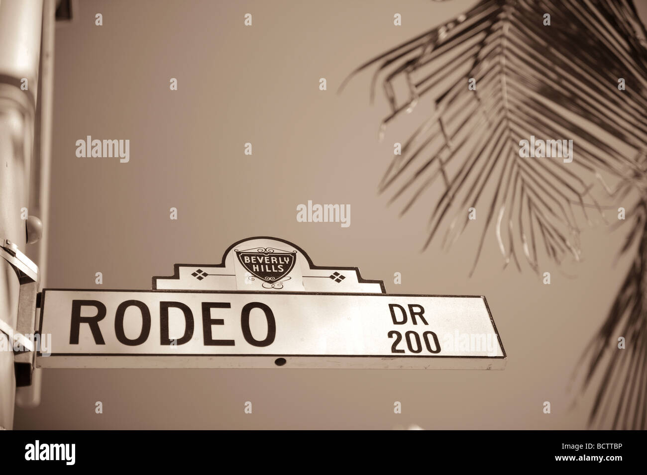 USA California Los Angeles Beverly Hills Rodeo Drive Stockfoto