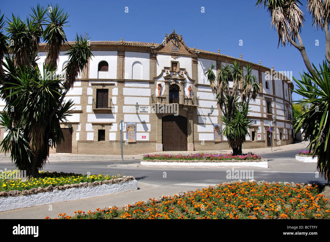 Stierkampfarena Antequera, Plaza de Toros, Antequera, Provinz Málaga, Andalusien, Spanien Stockfoto