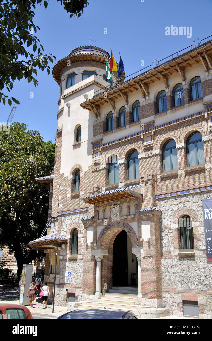 Universidad de Malaga, Avenue de Cervantes, Malaga, Costa Del Sol, Provinz Malaga, Andalusien, Spanien Stockfoto