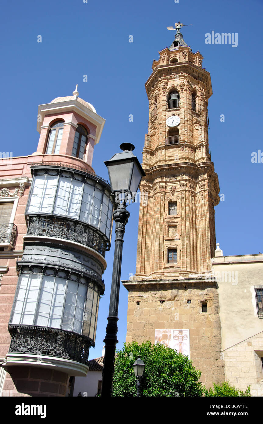 Iglesia de San Sebastian, Plaza de San Sebastian, Antequera, Provinz Malaga, Andalusien, Spanien Stockfoto