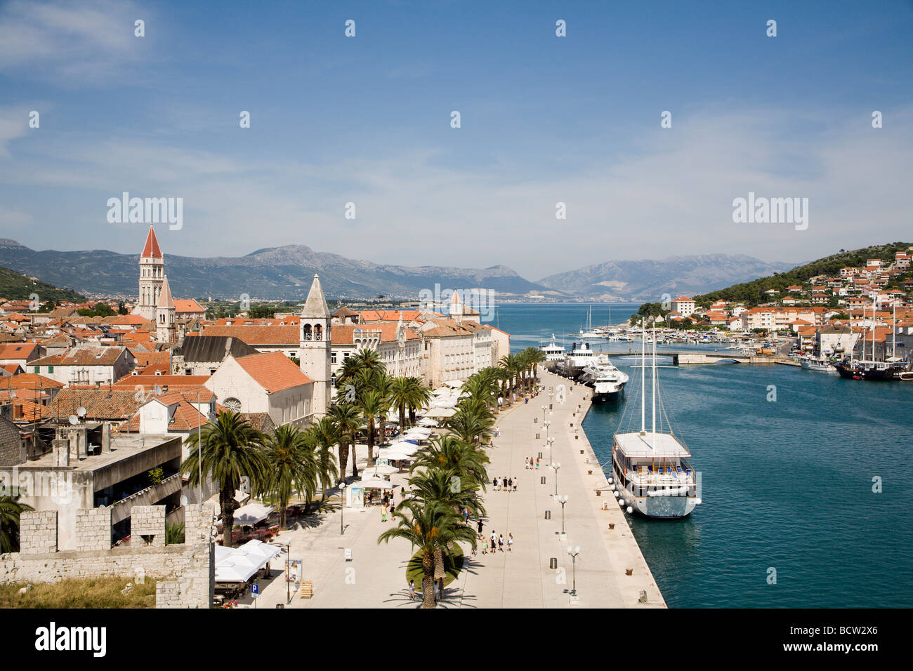 Trogir - Kroatien - UNESCO-Denkmal Stockfoto