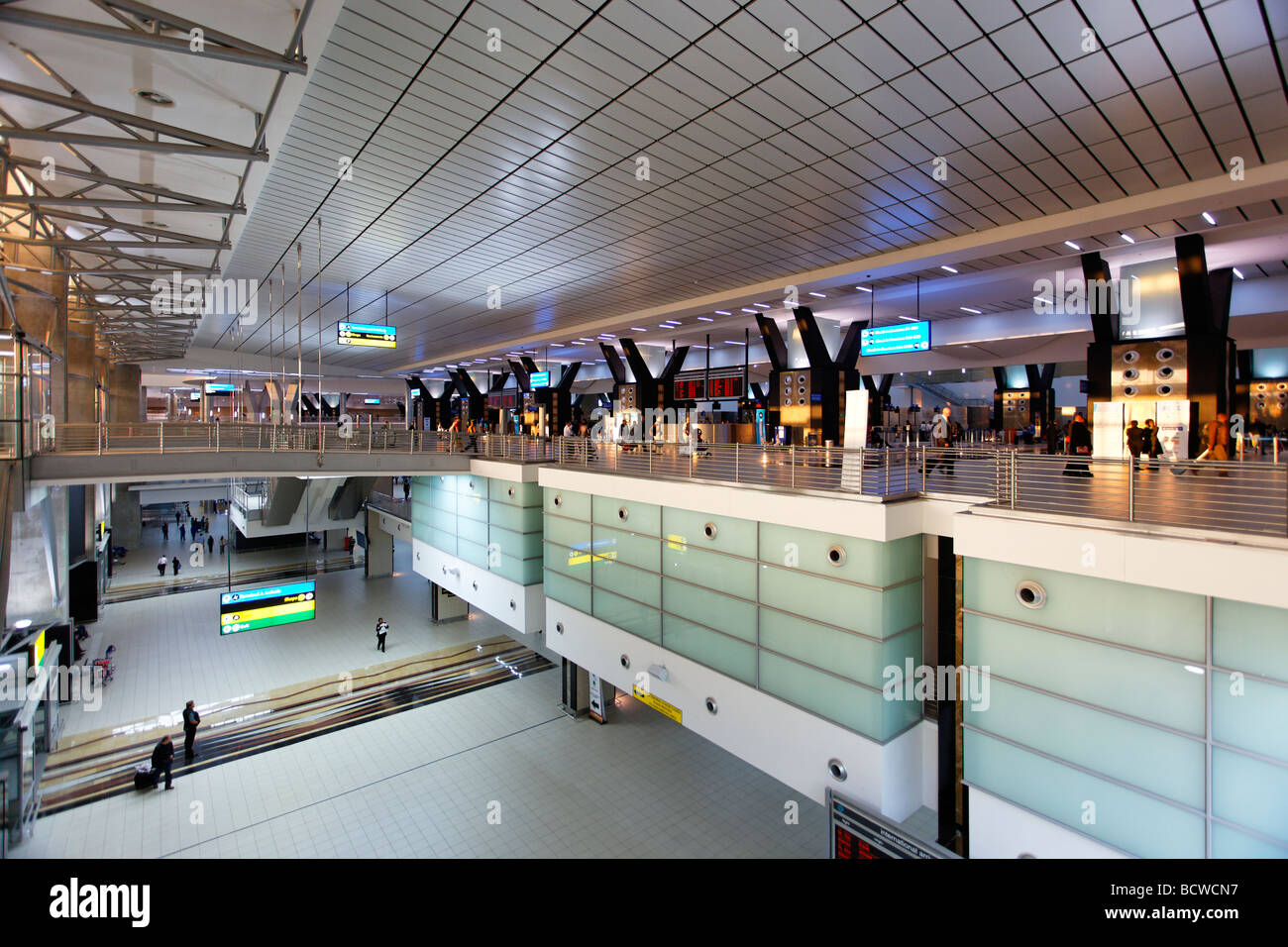 Abflug-Halle, Check-in, O R Tambo International Airport, Johannesburg, Südafrika, Afrika Stockfoto