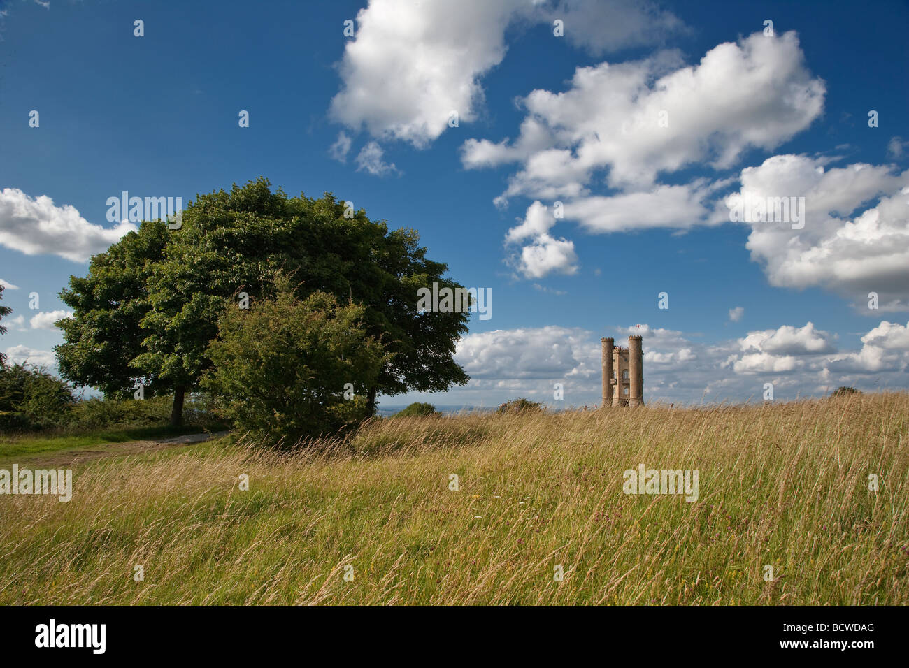 BROADWAY TOWER COTSWOLDS ENGLAND IM SOMMER Stockfoto