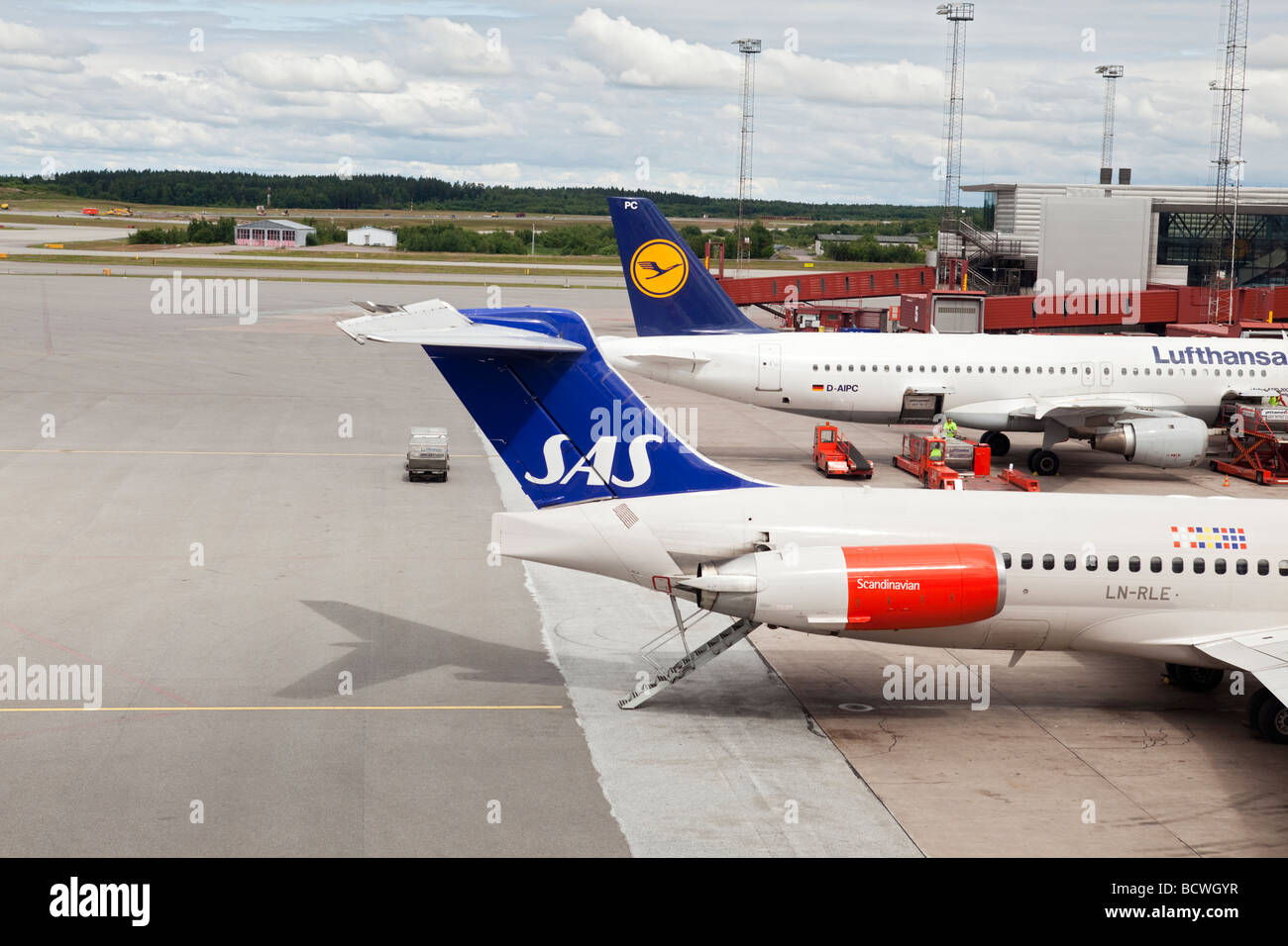 Flughafen Arlanda (Schweden) Stockfoto