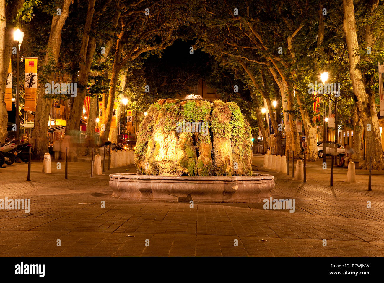 Brunnen in Aix-En-Provence, Frankreich Stockfoto