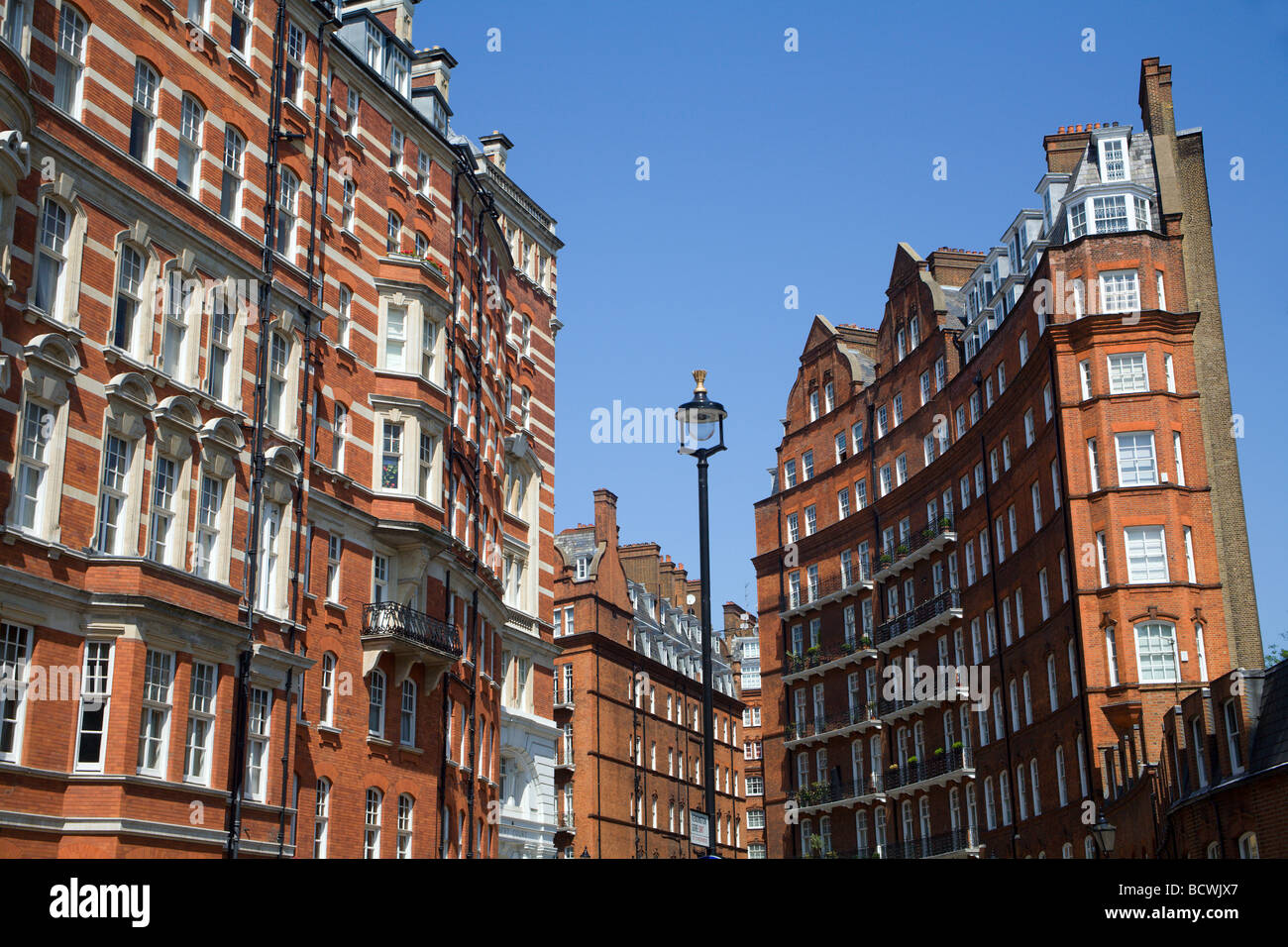London - typischen Backstein-Haus Stockfoto