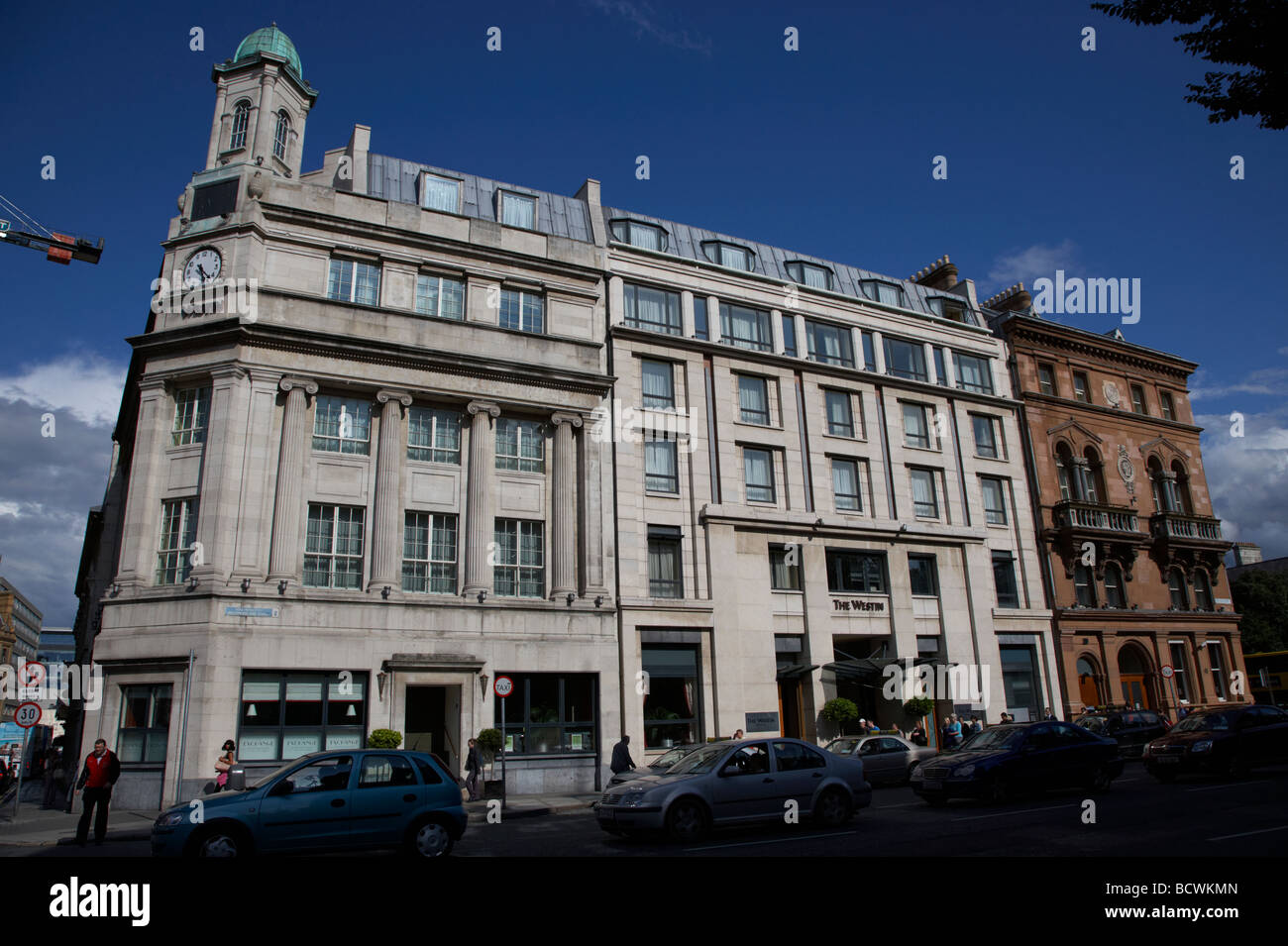 Das Westin Hotel College green Dublin City Centre Republik von Irland Stockfoto