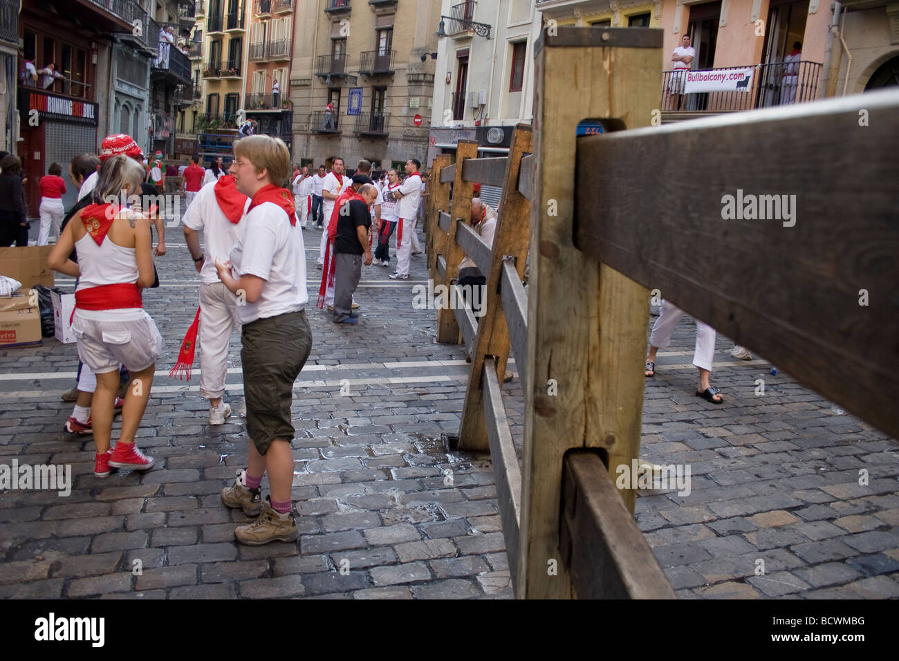 San Fermin Festival, Pamplona, Spanien Stockfoto