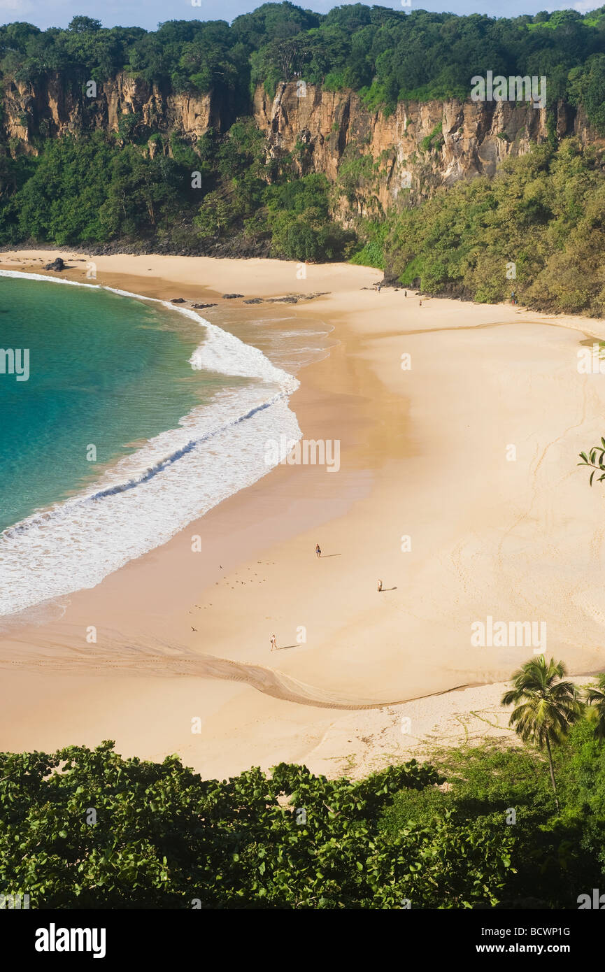 Praia Sancho Strand Fernando de Noronha National Marine Sanctuary-Pernambuco-Brasilien Stockfoto
