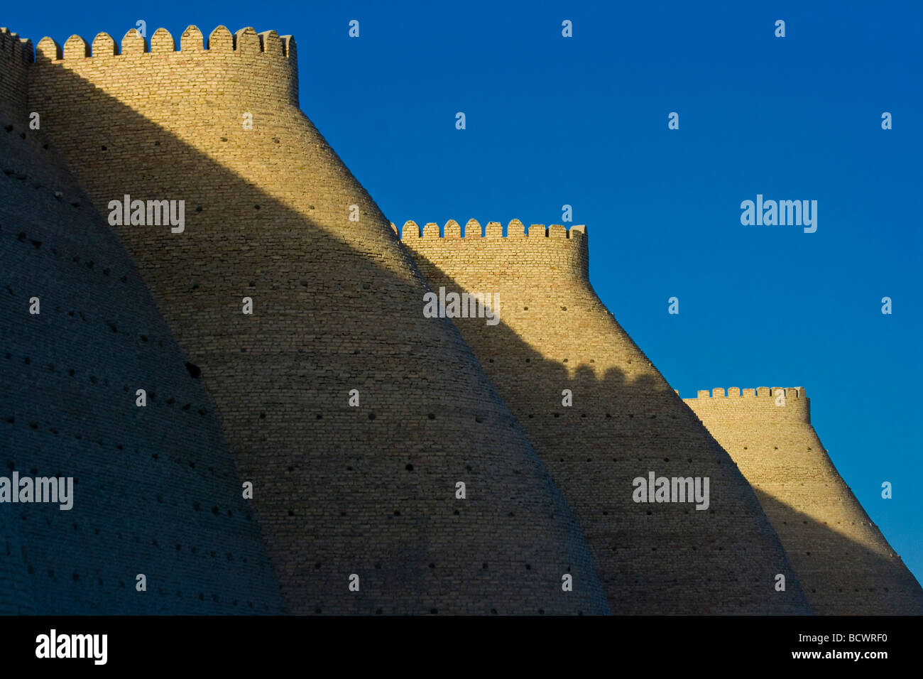 Wände des Schatzes in Buchara Usbekistan Stockfoto