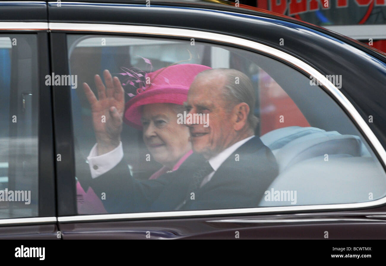 Königin Elizabeth II & Prinz Philip Stockfoto