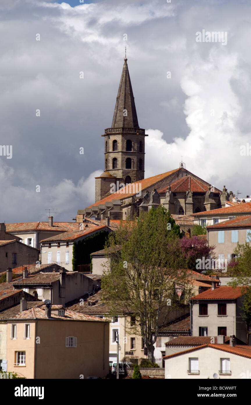 Kleinstadt in Frankreich Stockfoto