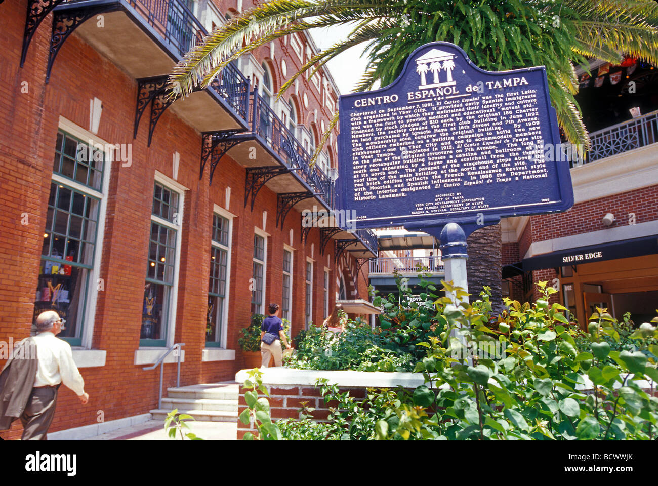 Centro Espanol de Tampa, Kulturverein in Ybor City, Tampa, Florida. Stockfoto