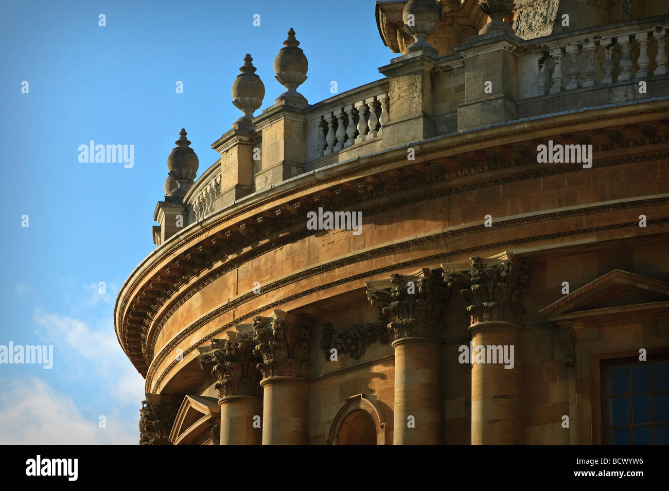 Die Radcliffe Camera, Zentrum Punkt des Radcliffe Square im Herzen der Stadt Oxford. Stockfoto