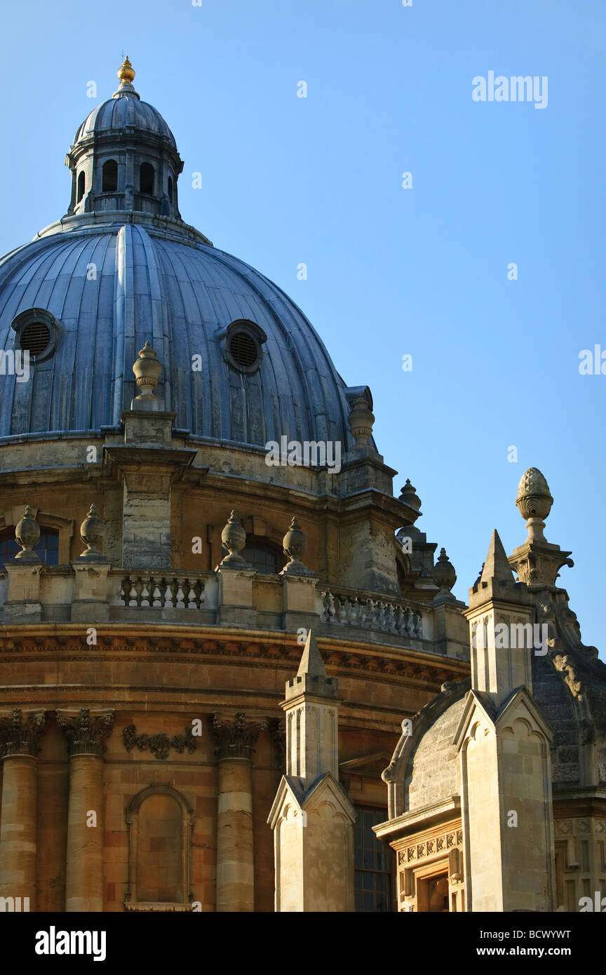 Die Radcliffe Camera, Zentrum Punkt des Radcliffe Square im Herzen der Stadt Oxford. Stockfoto