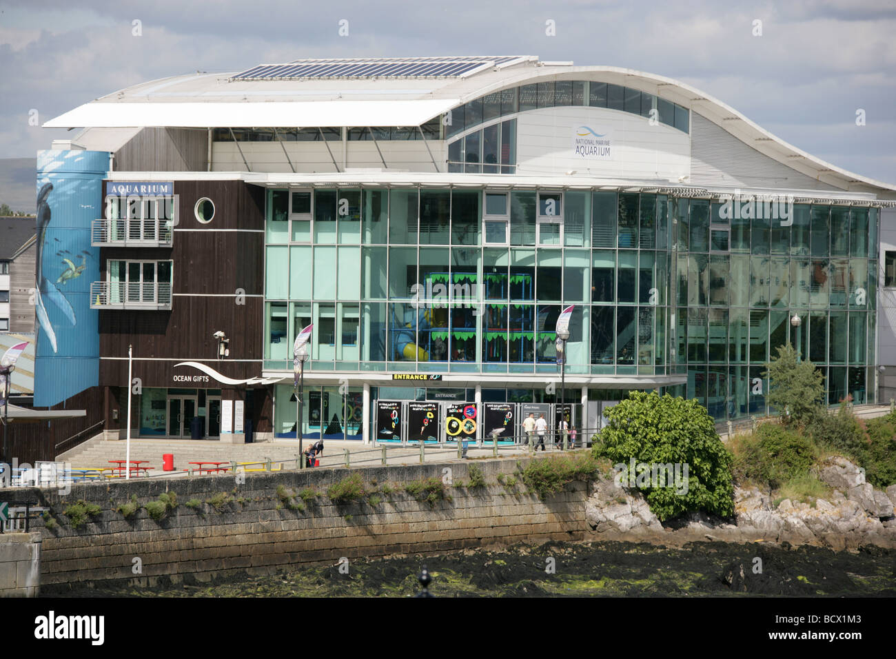 Stadt von Plymouth, England. Plymouth National Marine Aquarium am Coxside. Stockfoto