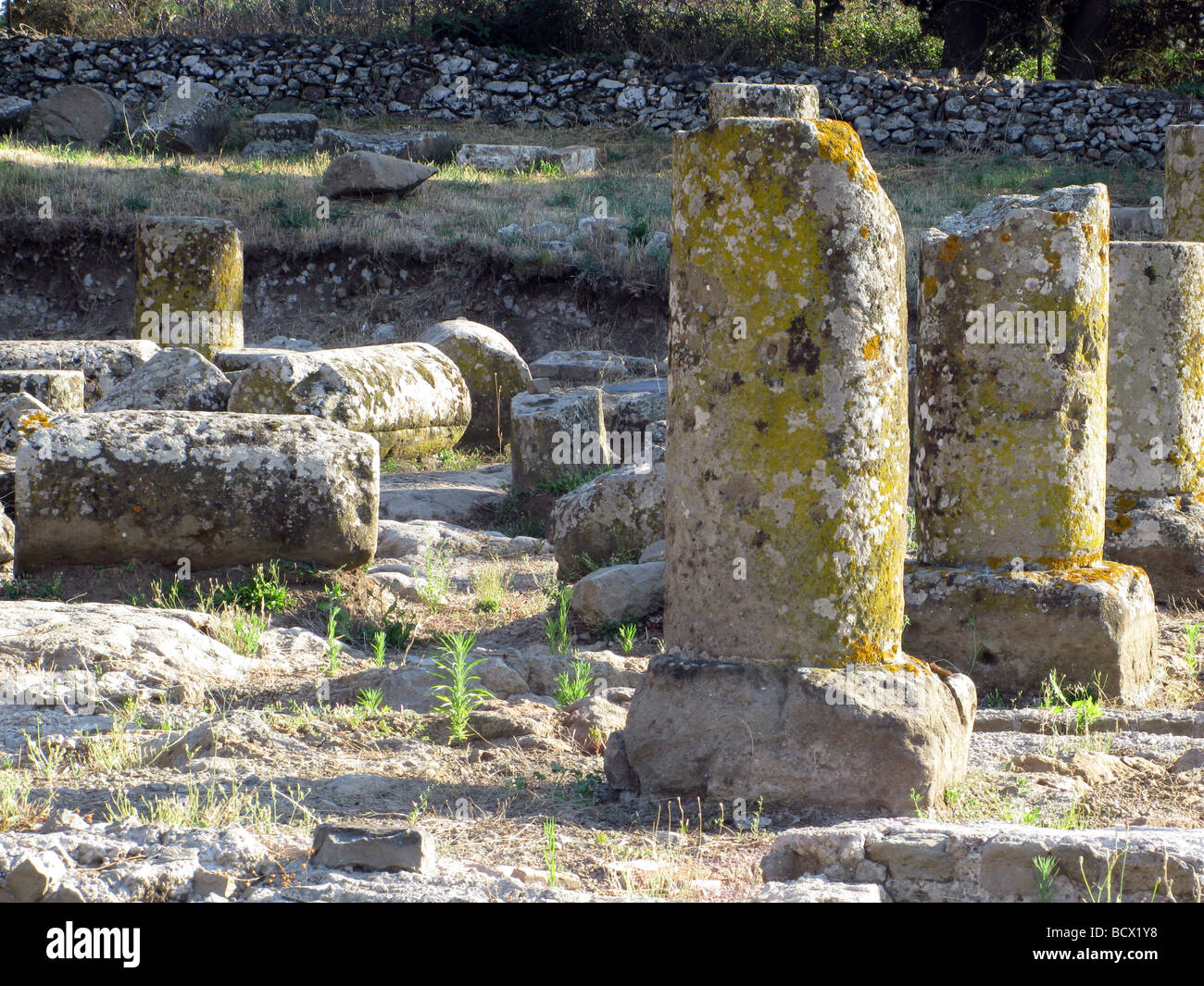 Tempio di Ercole Ruinen auf der alten Via Appia, Rom, Italien Stockfoto