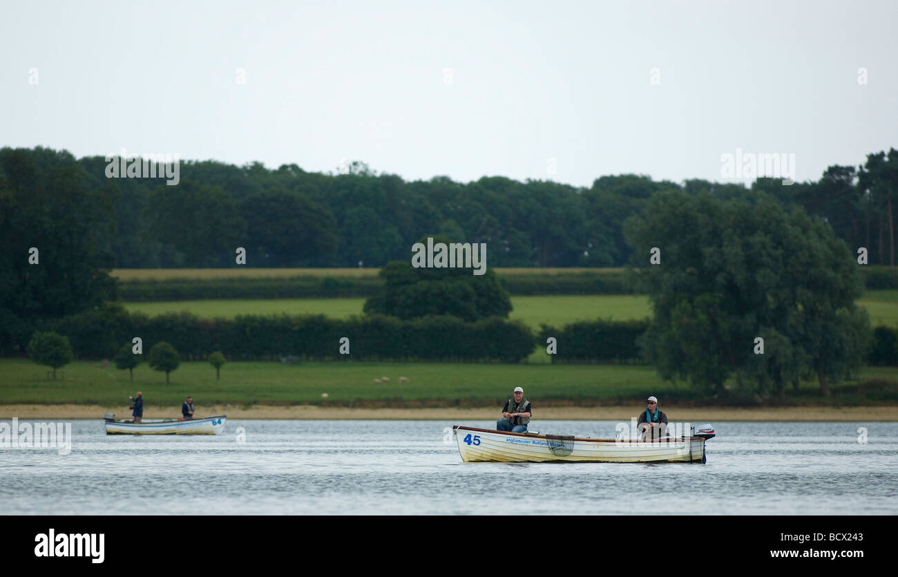 Ruland Oakham Angelsee Boot Stockfoto