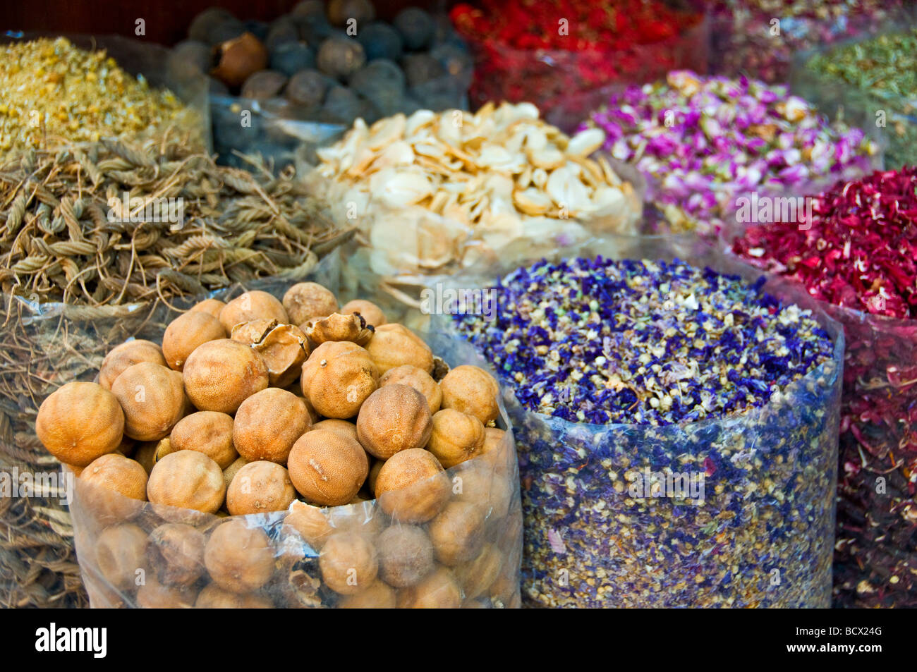 Deira Gewürzmarkt Dubai Stockfoto