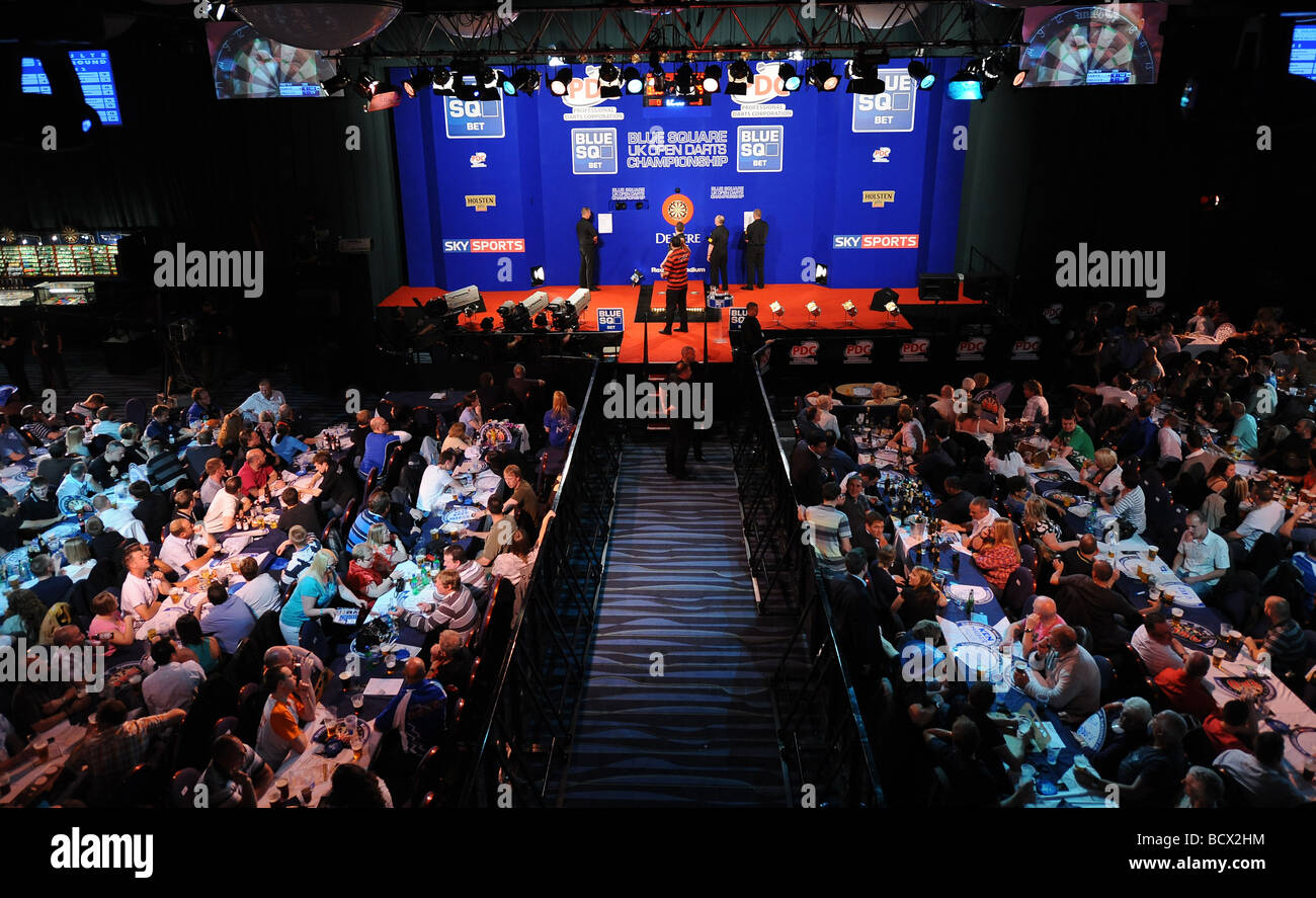 MAIN ARENA BLUE SQUARE UK OPEN 2009 REEBOK STADIUM BOLTON ENGLAND 06 Juni 2009 Stockfoto