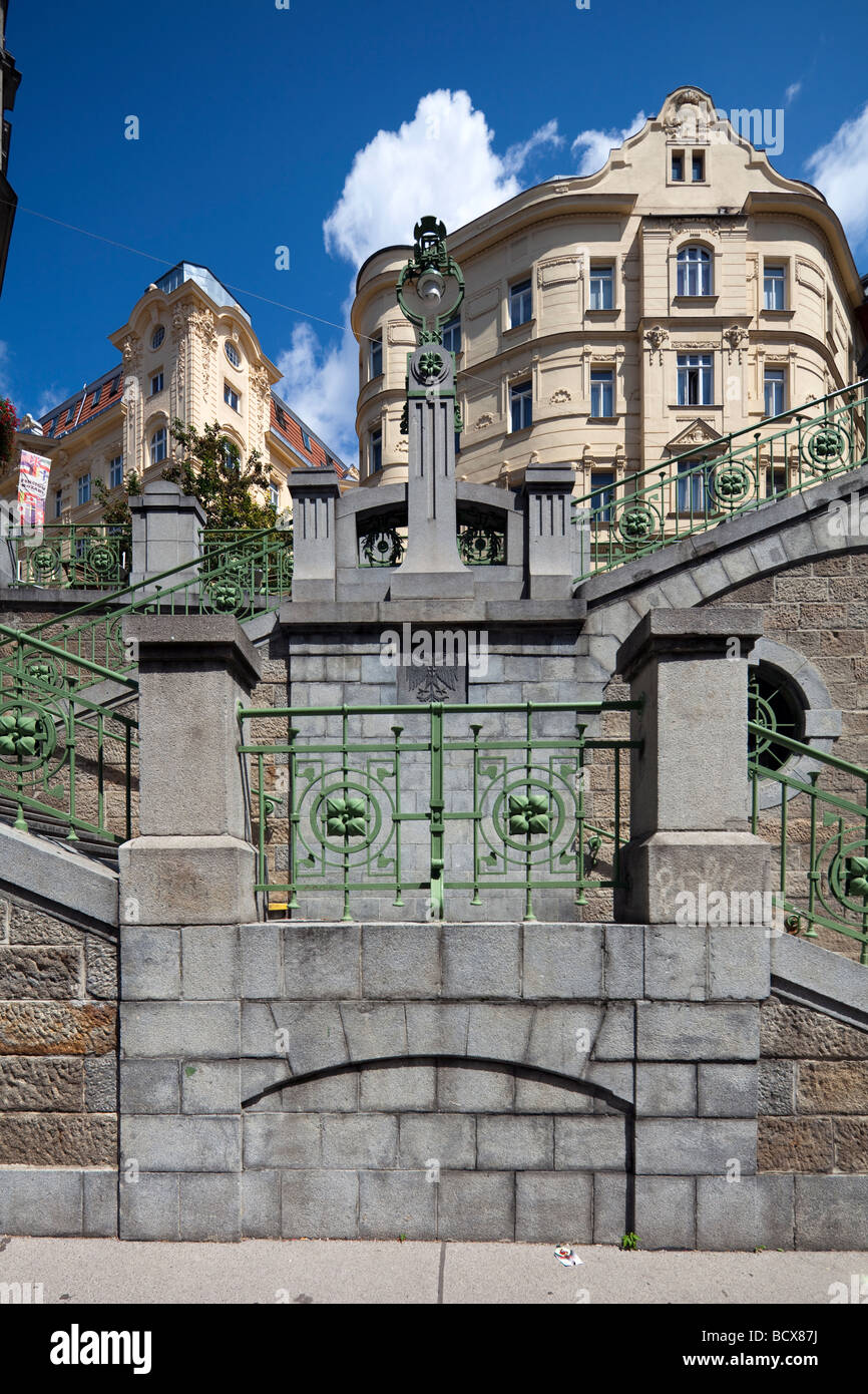 Fillgraderstiege, Fillgrader Schritte, Fillgradergasse, Wien, Österreich Stockfoto
