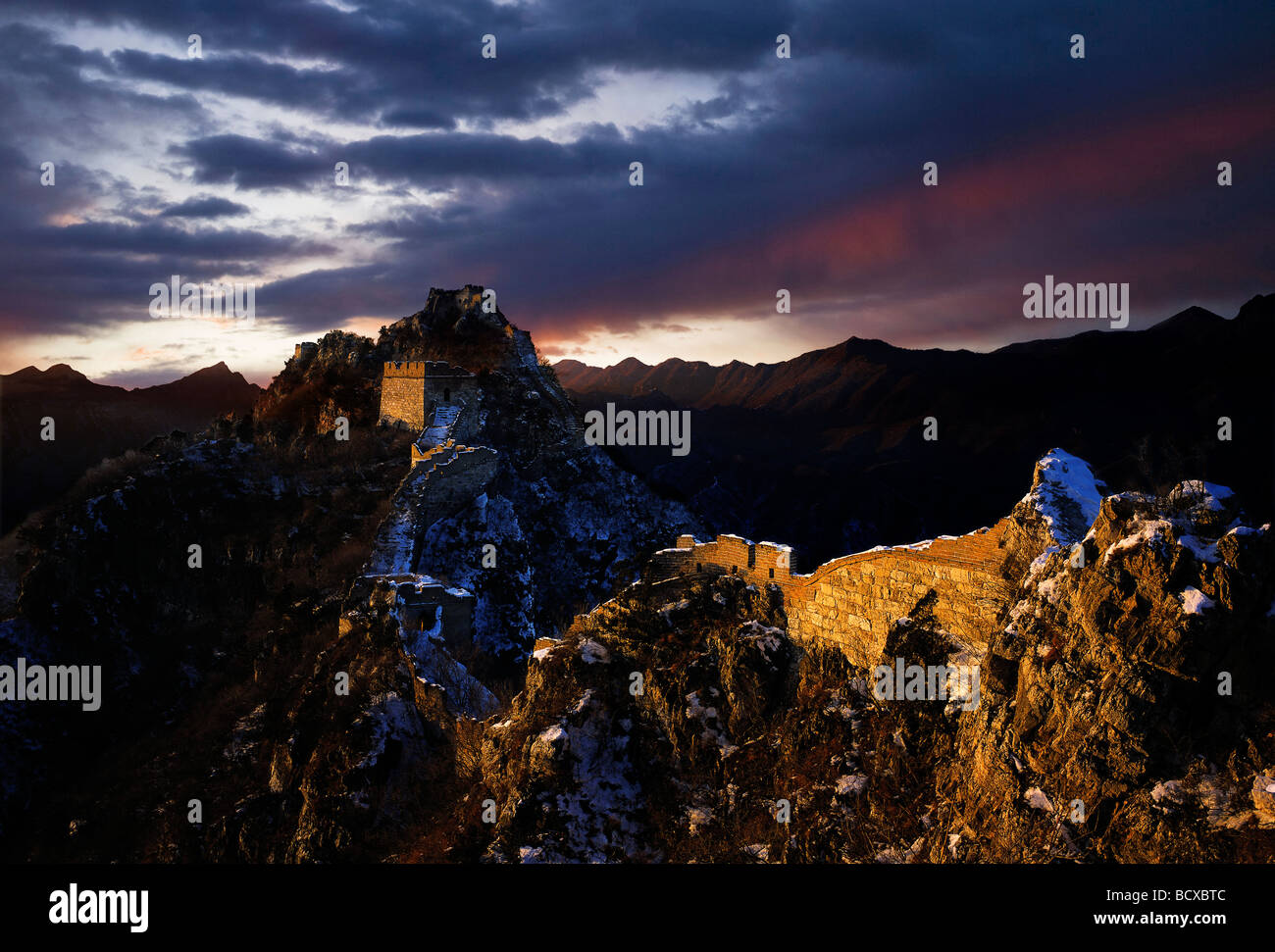 Jiankou Great Wall Stockfoto