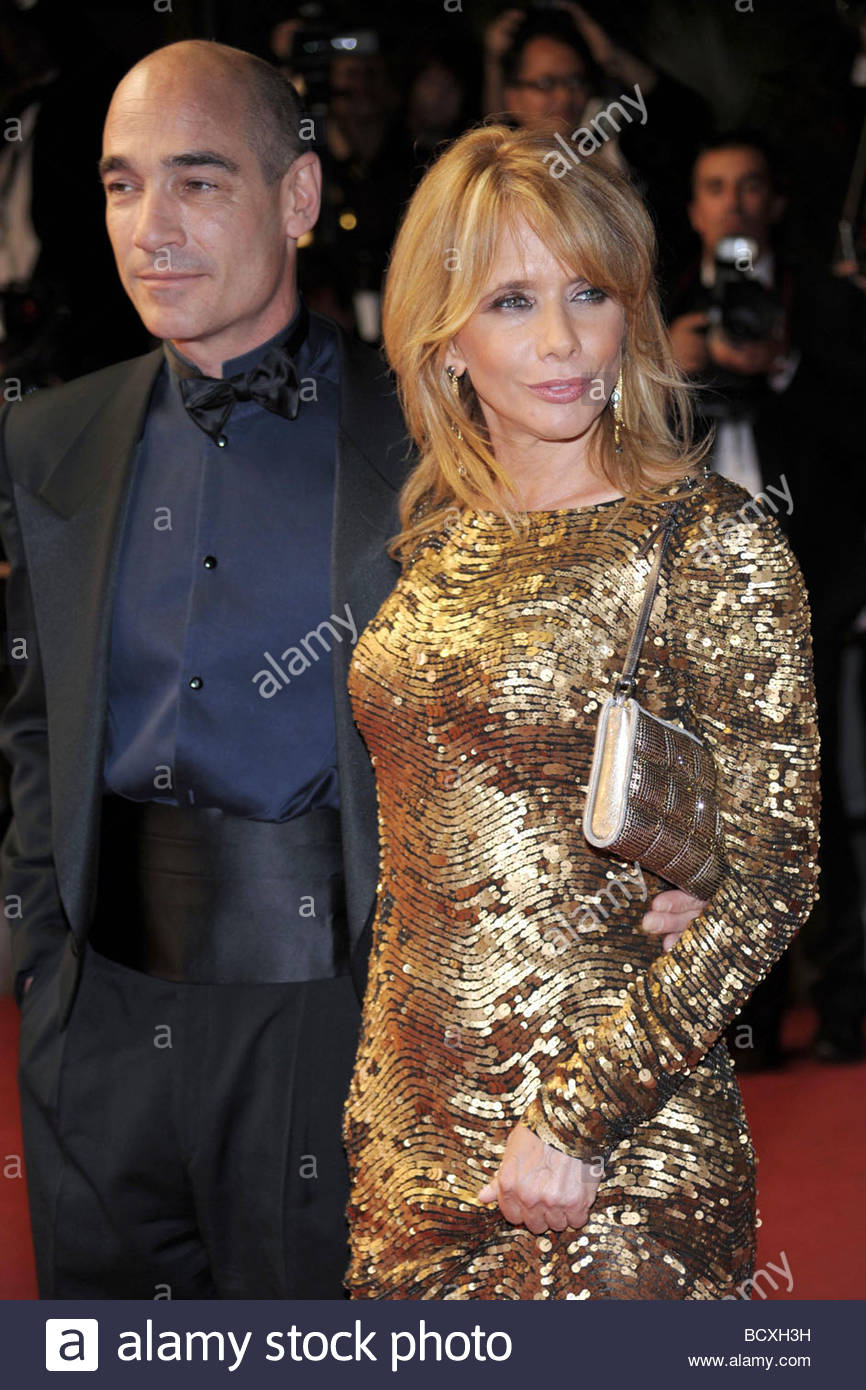 Jean Marc Barr Rosanna Arquette Cannes 2009 62 Filmfestspiele Von Cannes Stockfotografie Alamy