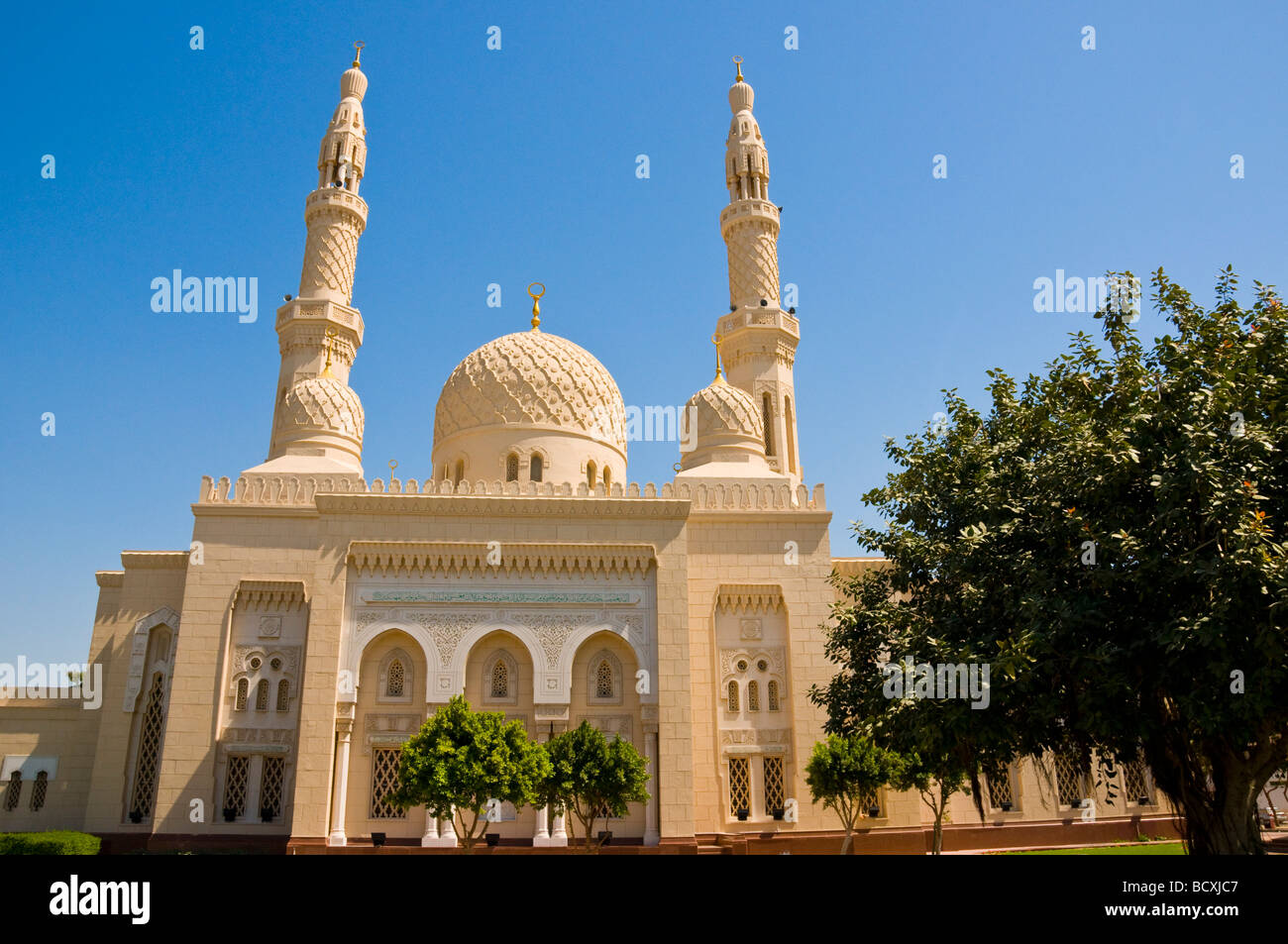 Jumeirah Moschee-Dubai Stockfoto