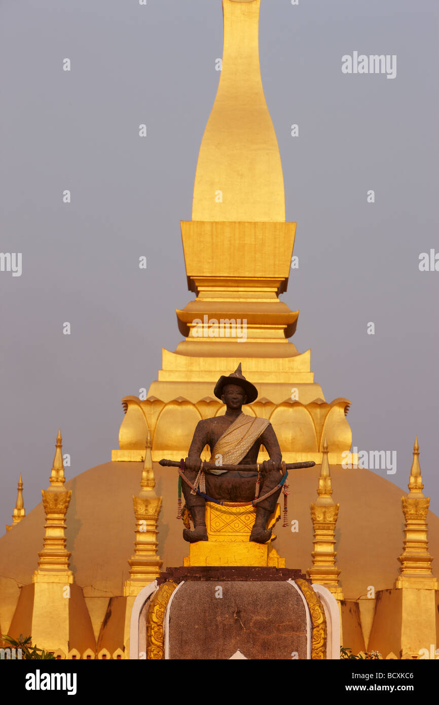 Das Luang, Vientiane, Laos Stockfoto