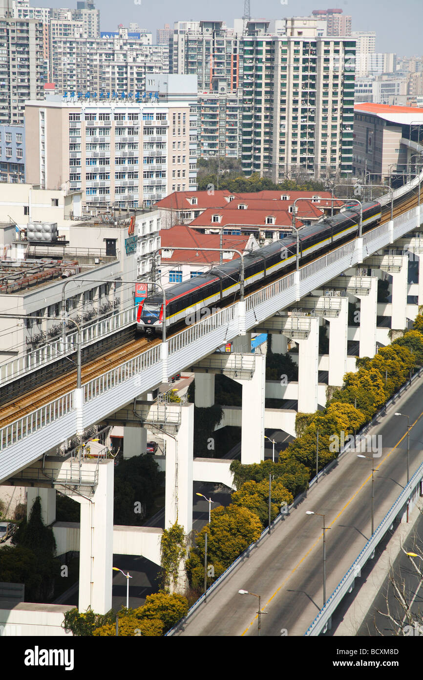 U-Bahn, Shanghai, China Stockfoto
