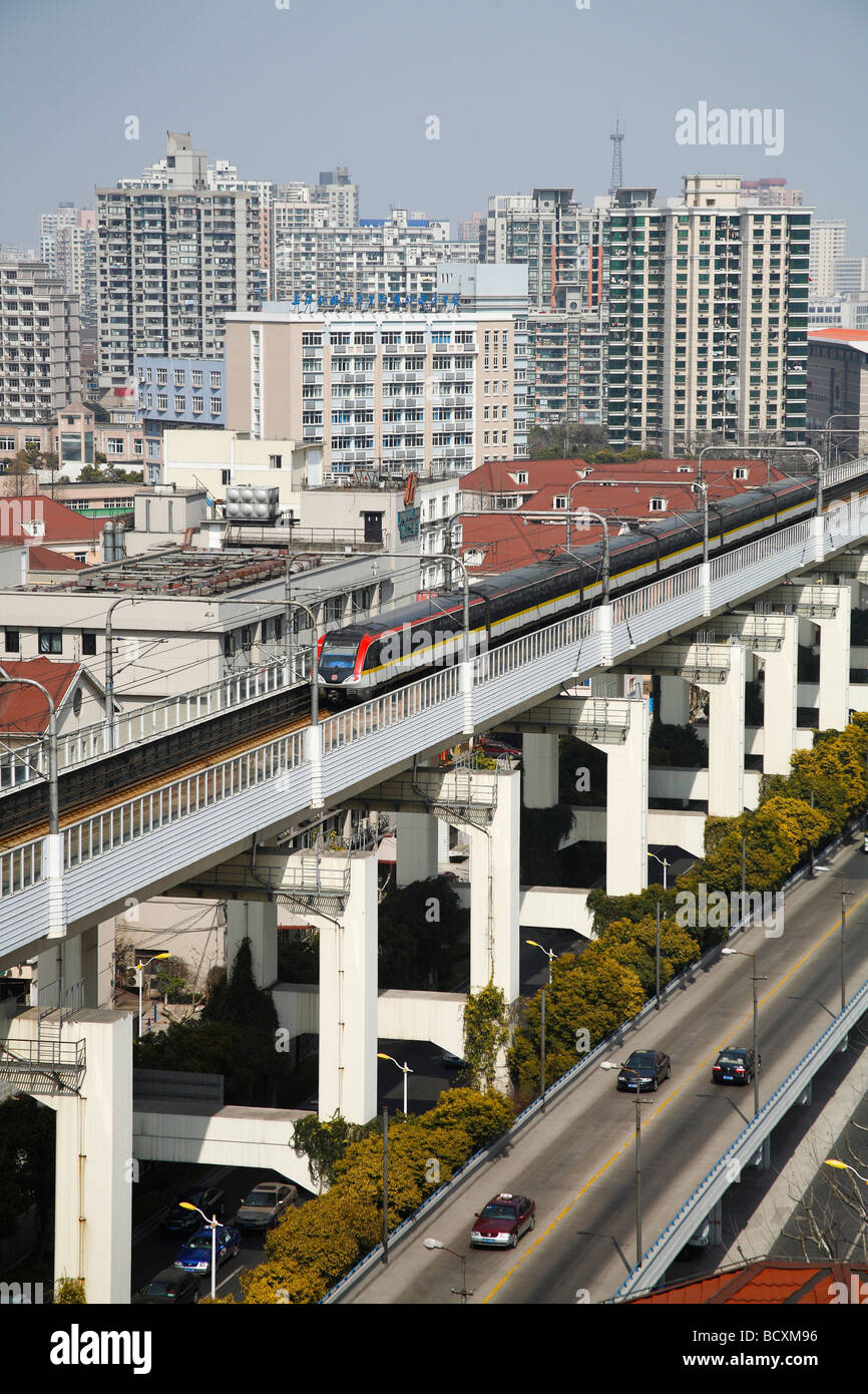 U-Bahn, Shanghai, China Stockfoto