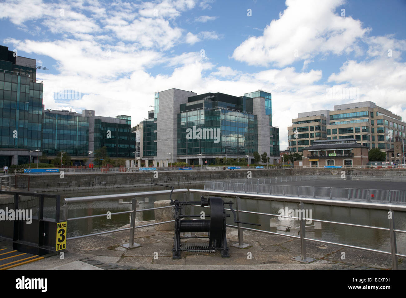 Georges Dock und Finanzviertel von Irland Dublin docklands Stockfoto