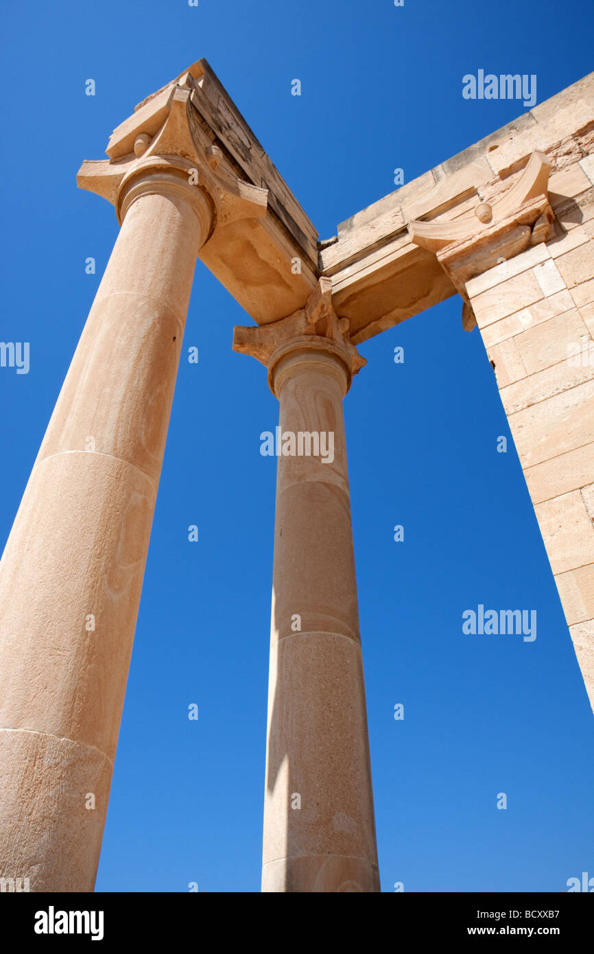 Apollo-Tempel in der Nähe von Kourion Zypern Europa Stockfoto