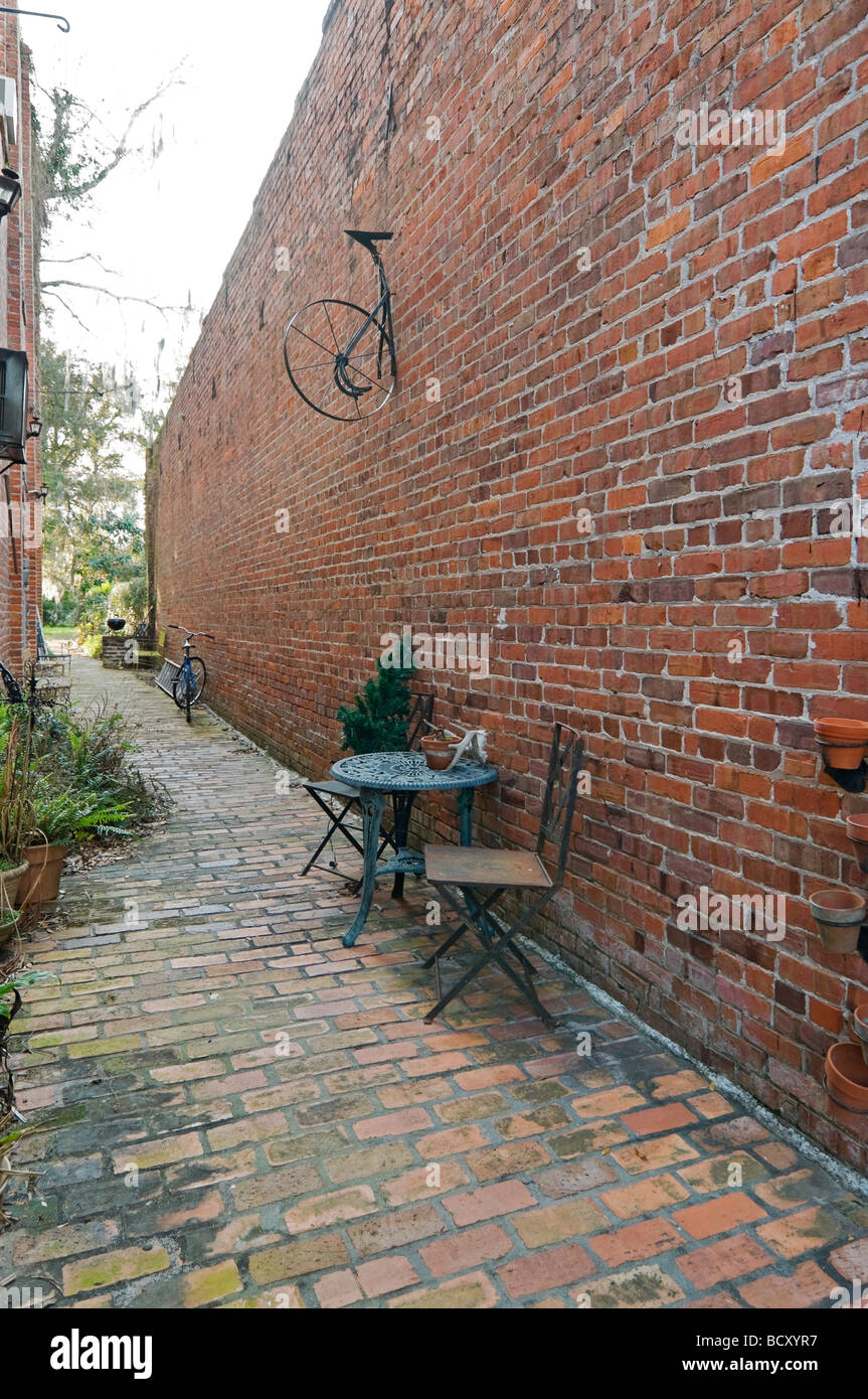 malerische alte historische Stadt von Micanopy in Nord-Zentral-Florida Stockfoto