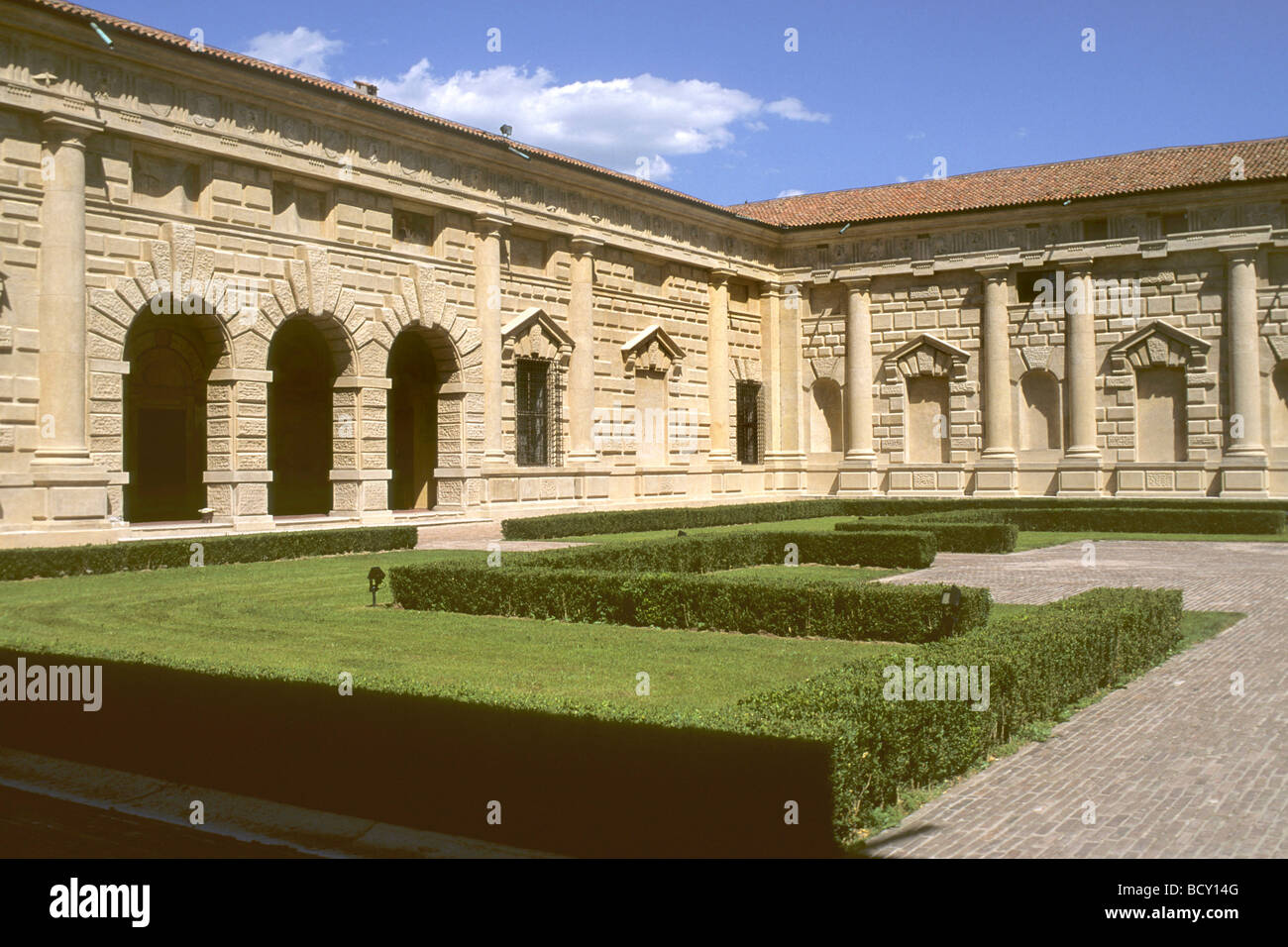 Palazzo Te Mantua Italien Stockfoto