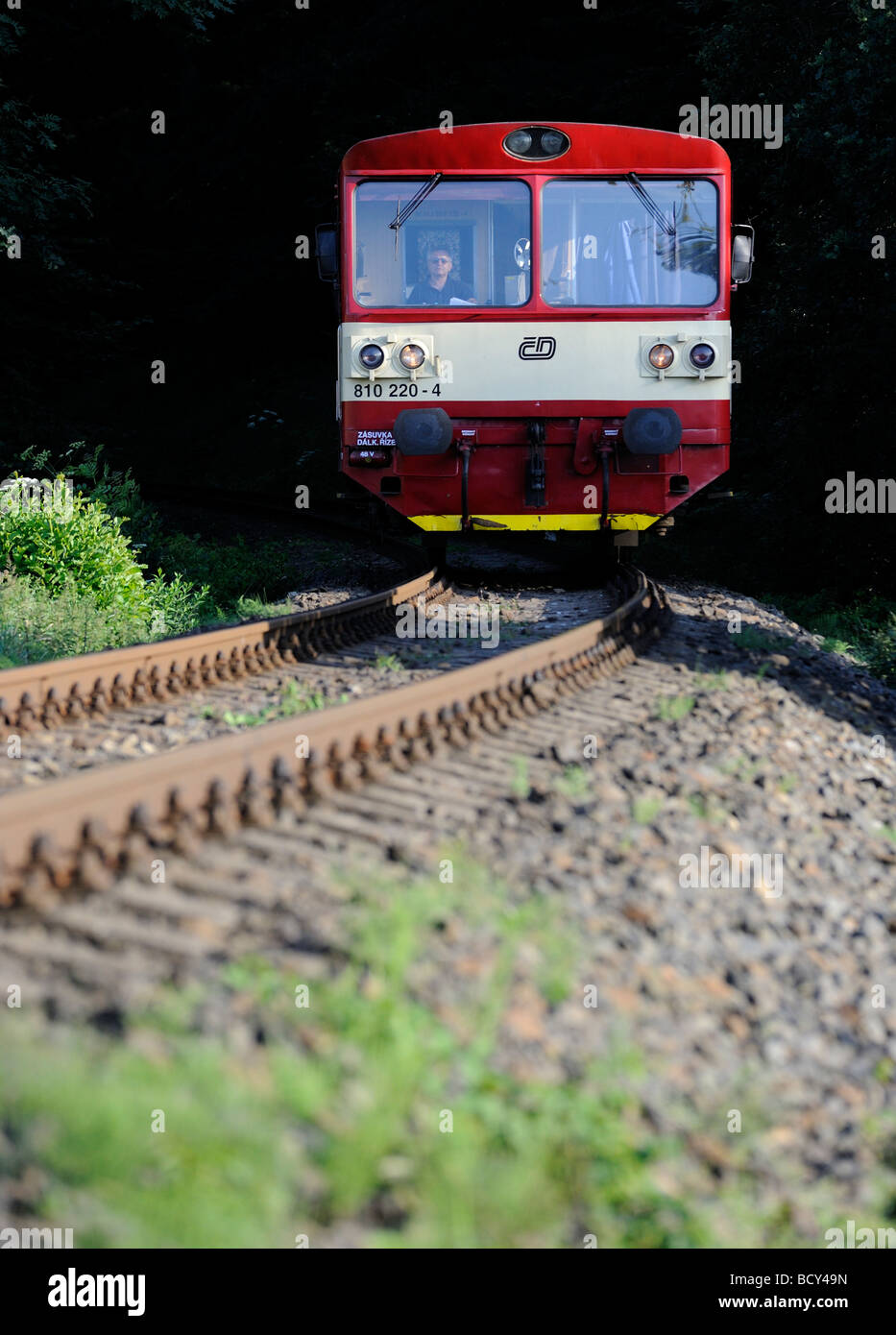 Tschechische Bahn Tschechien Stockfoto