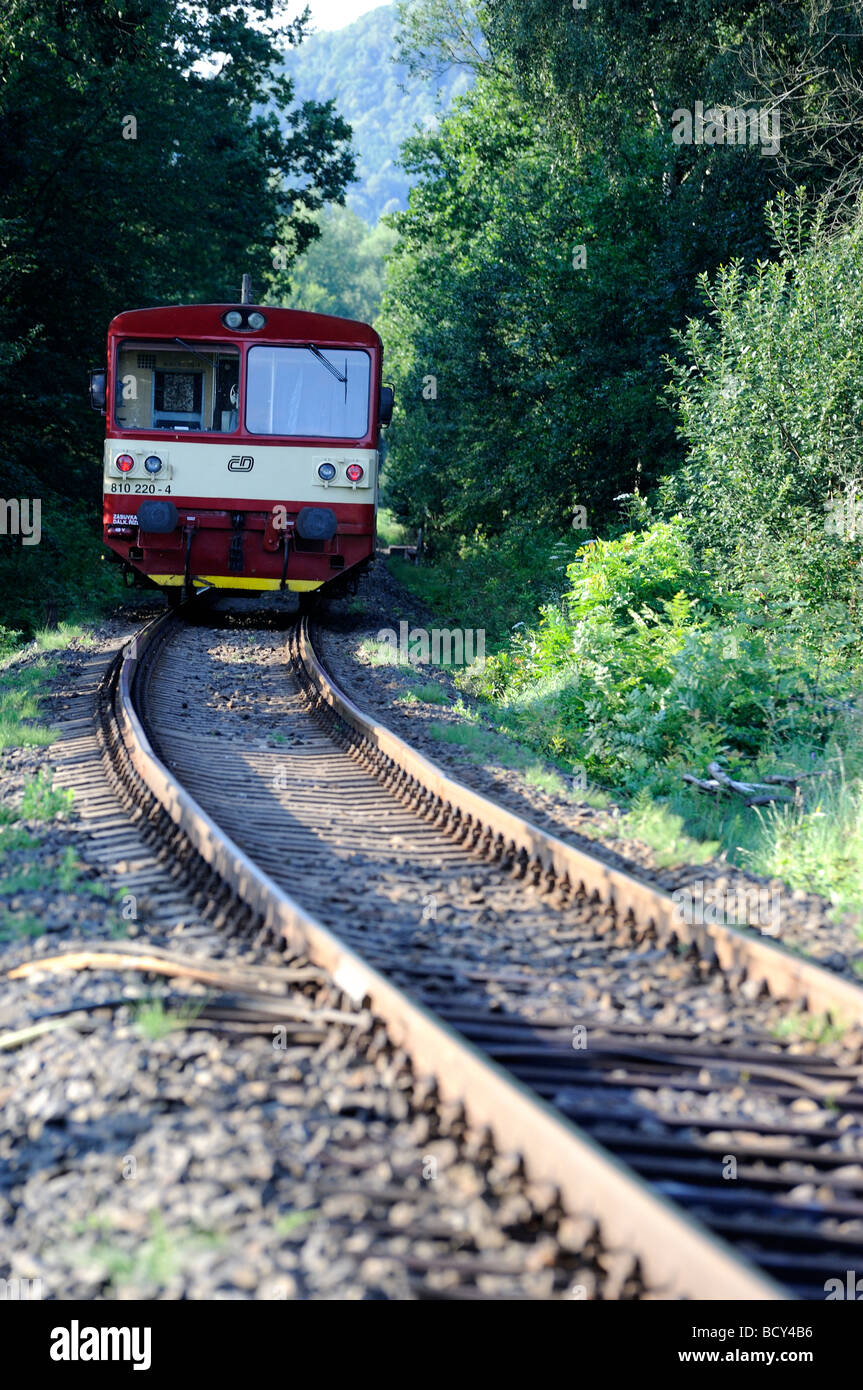 Tschechische Bahn Tschechien Stockfoto