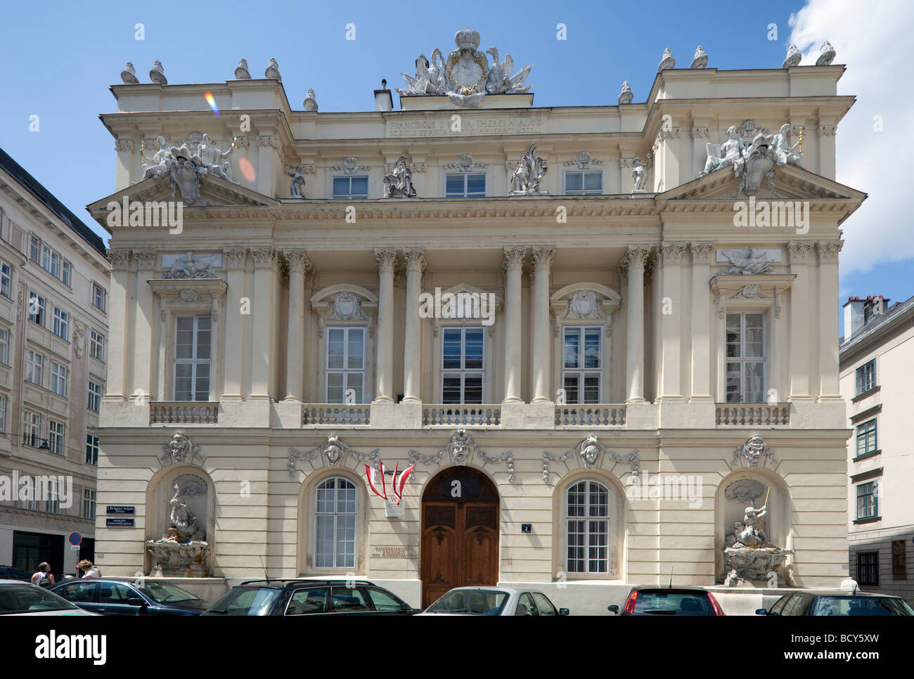 Große Halle, Akademie der Wissenschaften, Wien; Österreichische Akademie der Wissenschaften, Wien Stockfoto