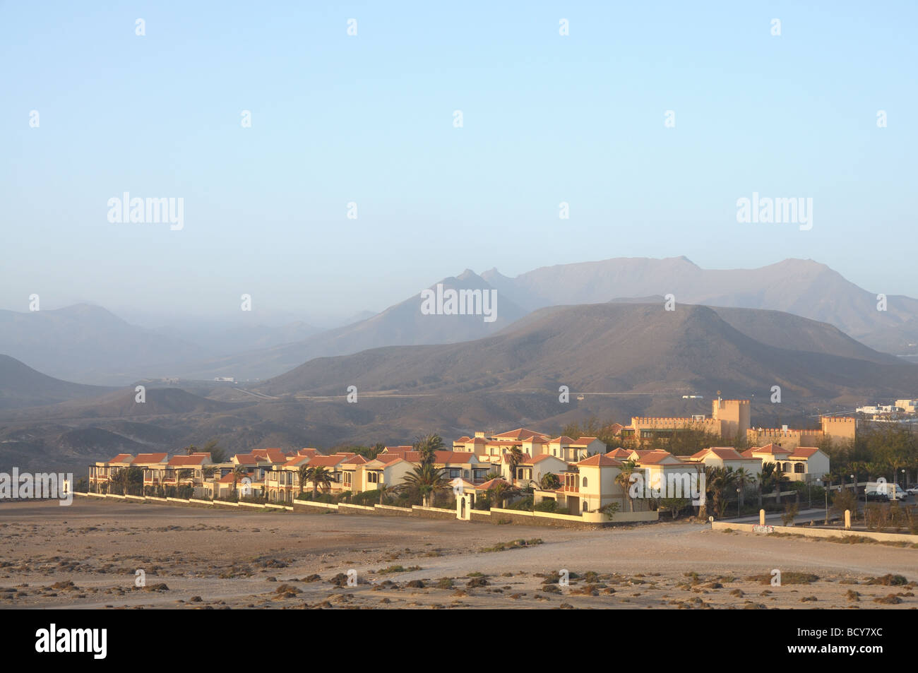Village La verglichen. Kanarischen Insel Fuerteventura, Spanien Stockfoto