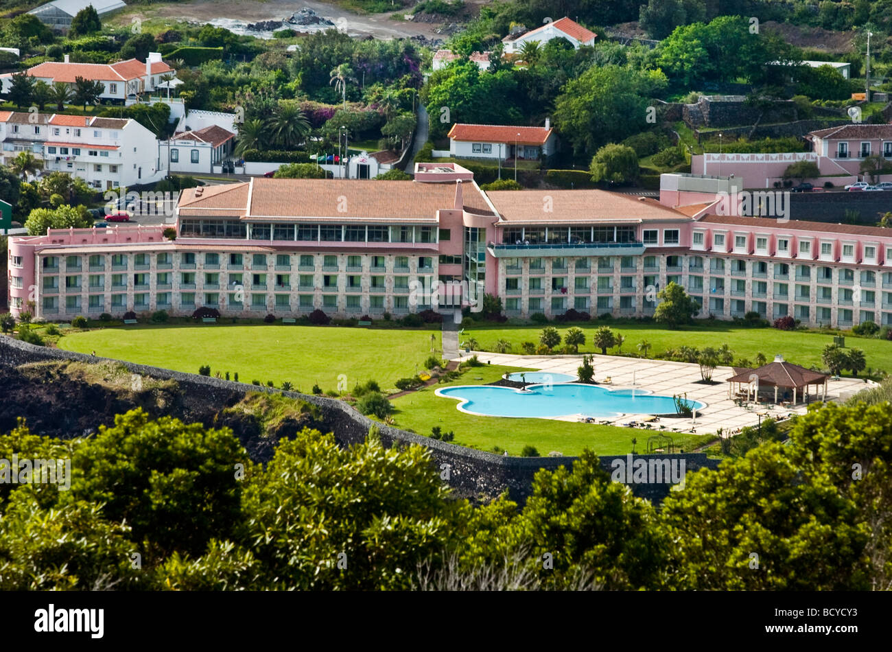 Terceira Mar Hotel in Angra Heroismo auf Azoren Stockfoto