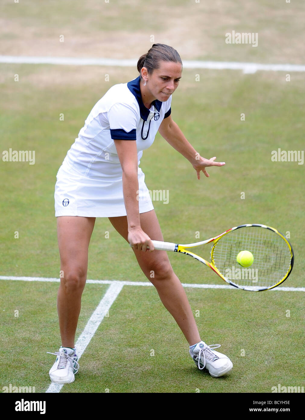 ROBERTA VINCI Italien WIMBLEDON LONDON ENGLAND 26. Juni 2009 Stockfoto