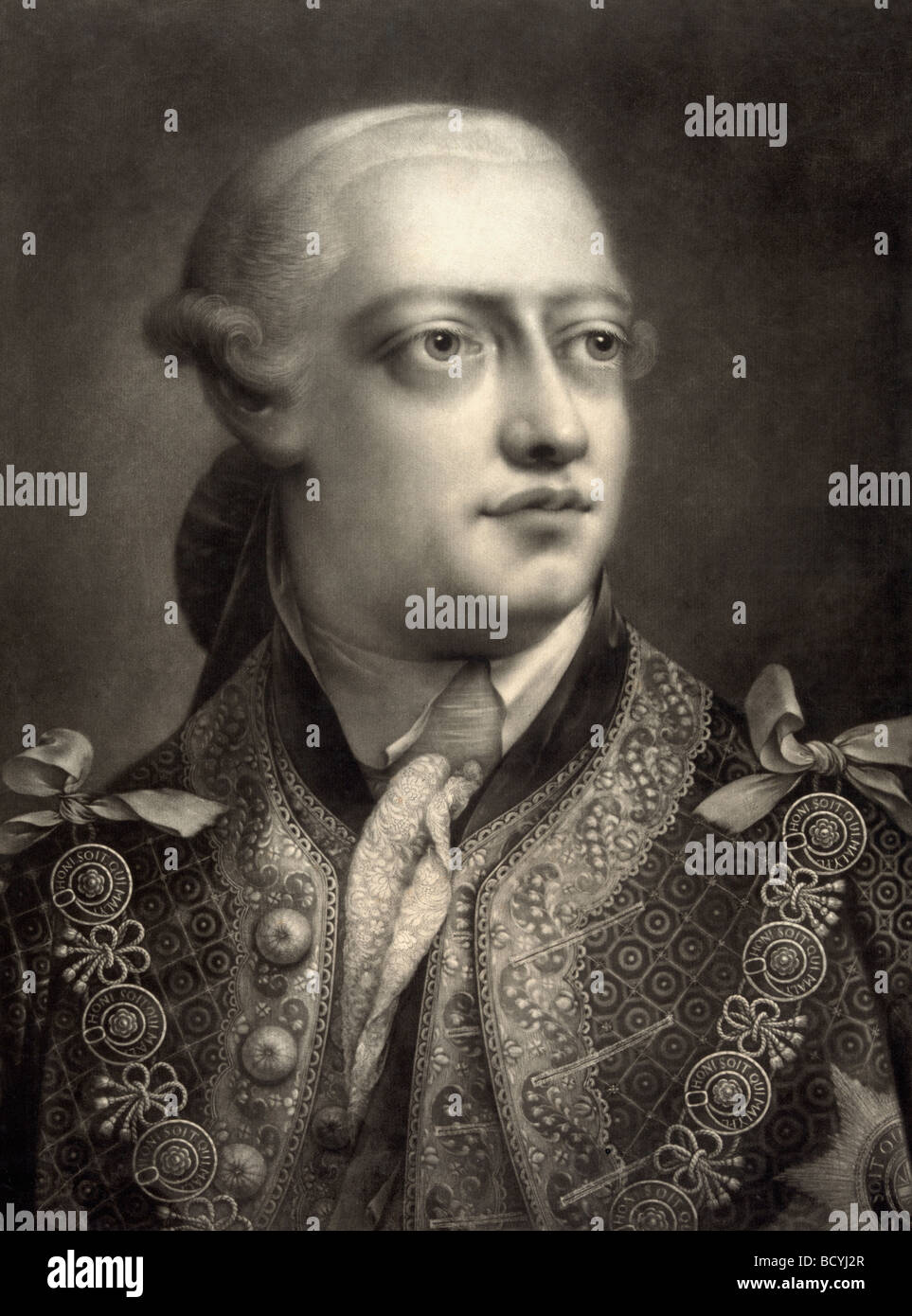 George III., 1738-1820. Georg Wilhelm Friedrich, König von Großbritannien, Irland und König von Hannover, 1815–1820. Stockfoto